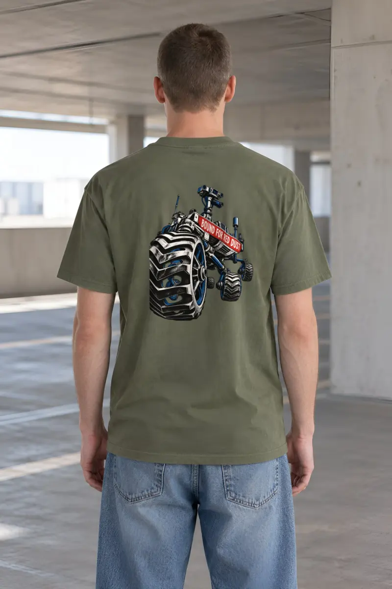 "Bound for Red Dust" Heavyweight Unisex Crewneck T-shirt
