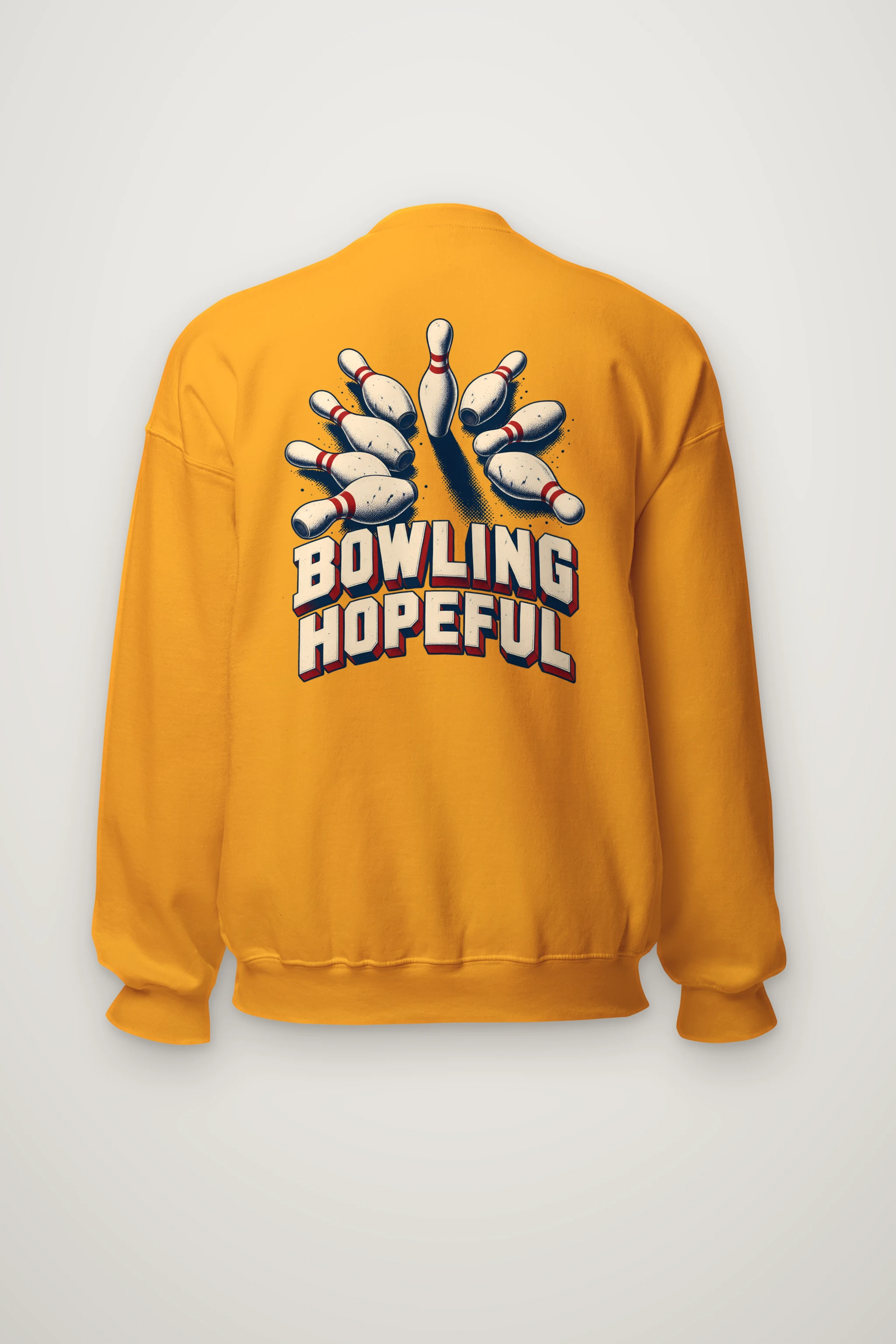 "Bowling Hopeful" Heavy Blend Unisex Crewneck Sweatshirt