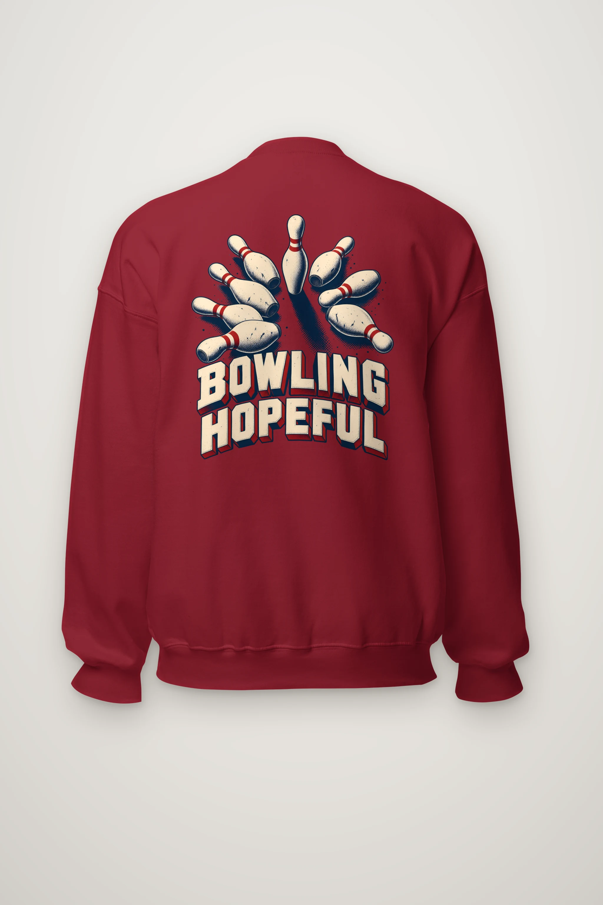 "Bowling Hopeful" Heavy Blend Unisex Crewneck Sweatshirt