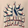 "Bowling Hopeful" Men's Oversized Heavyweight Crewneck T-Shirt