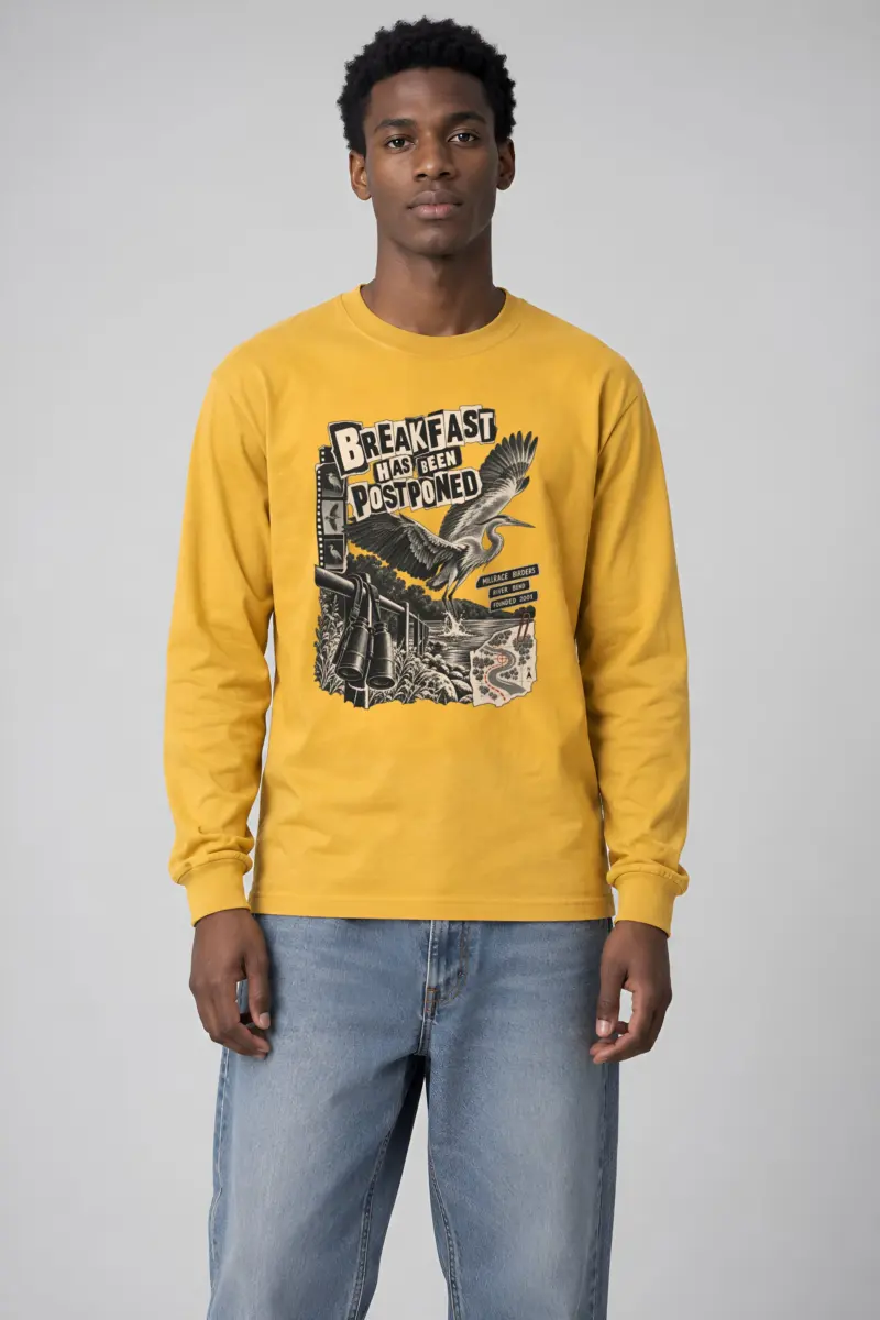"Breakfast Has Been Postponed" Unisex Longsleeve T-shirt