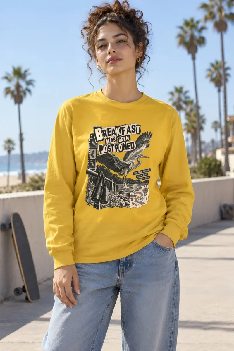"Breakfast Has Been Postponed" Unisex Longsleeve T-shirt