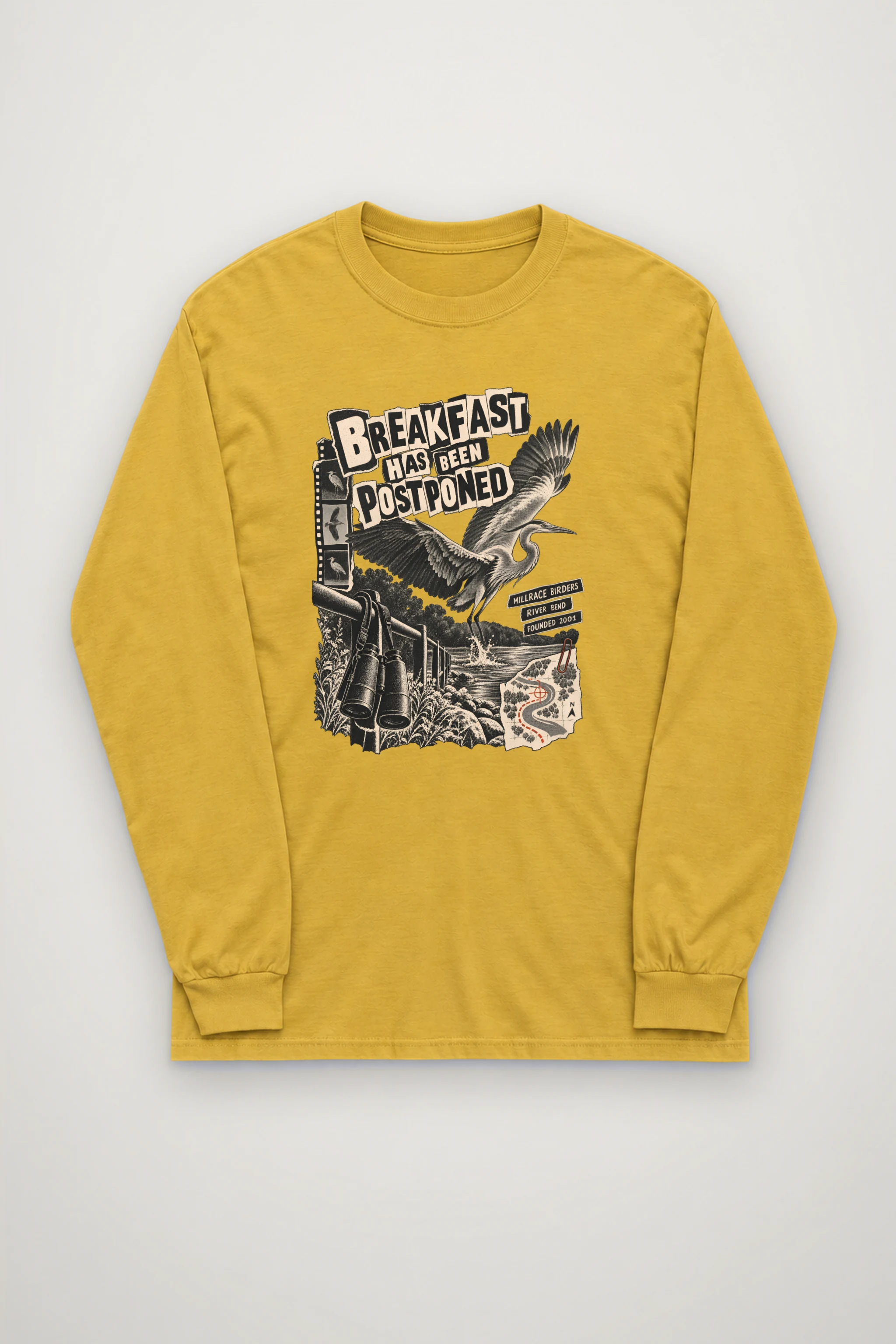 "Breakfast Has Been Postponed" Unisex Longsleeve T-shirt