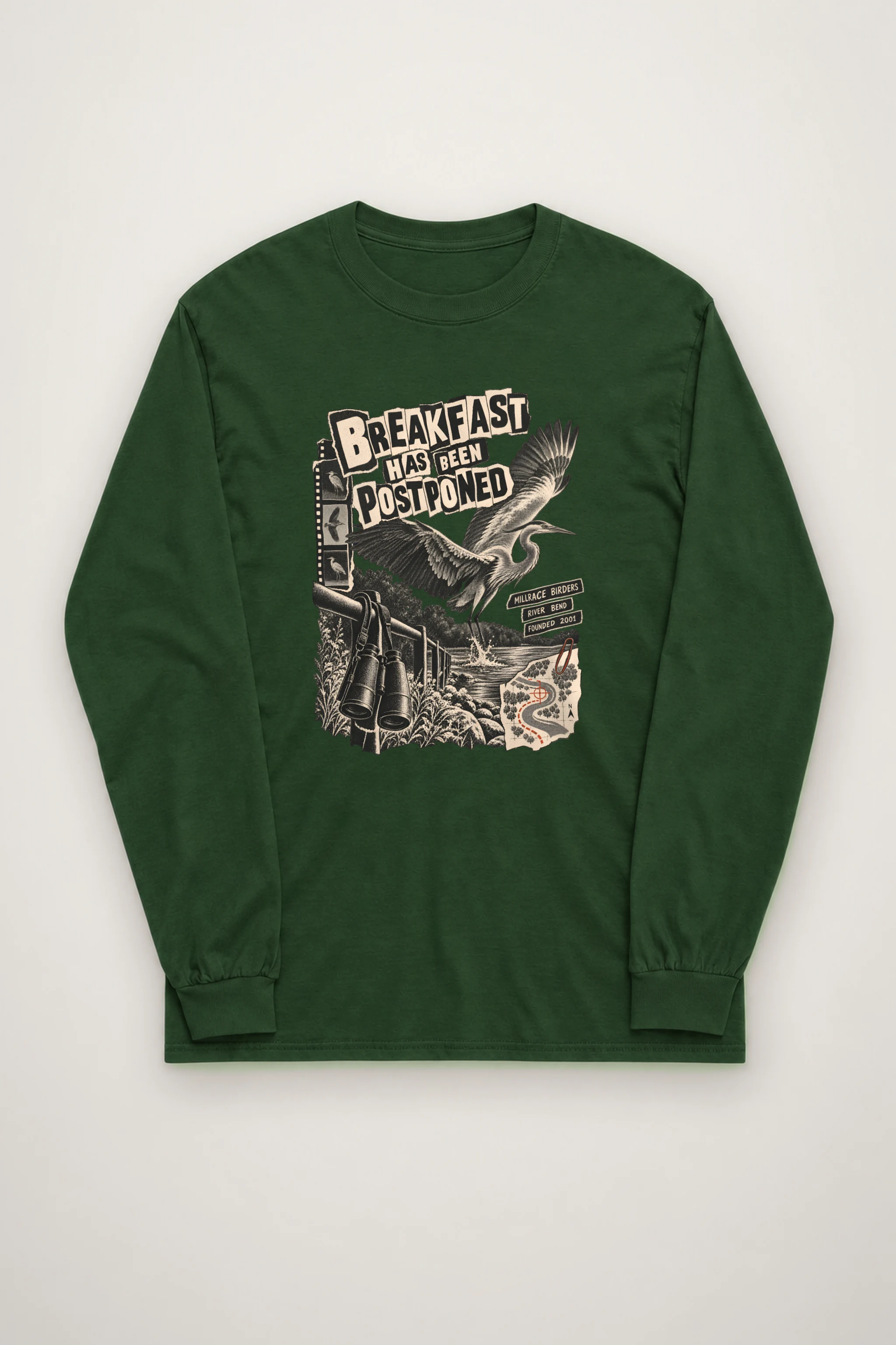 "Breakfast Has Been Postponed" Unisex Longsleeve T-shirt