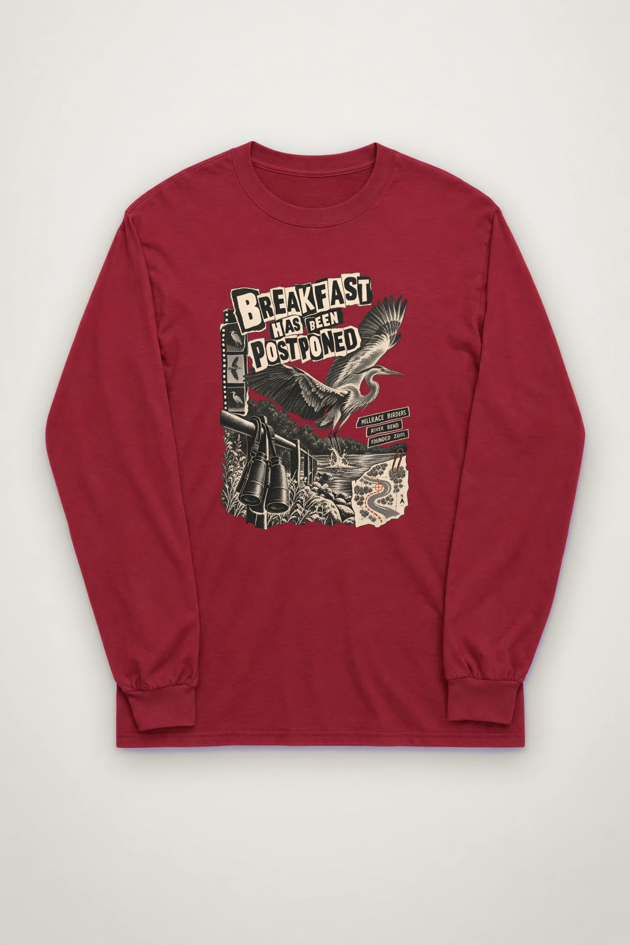 "Breakfast Has Been Postponed" Unisex Longsleeve T-shirt