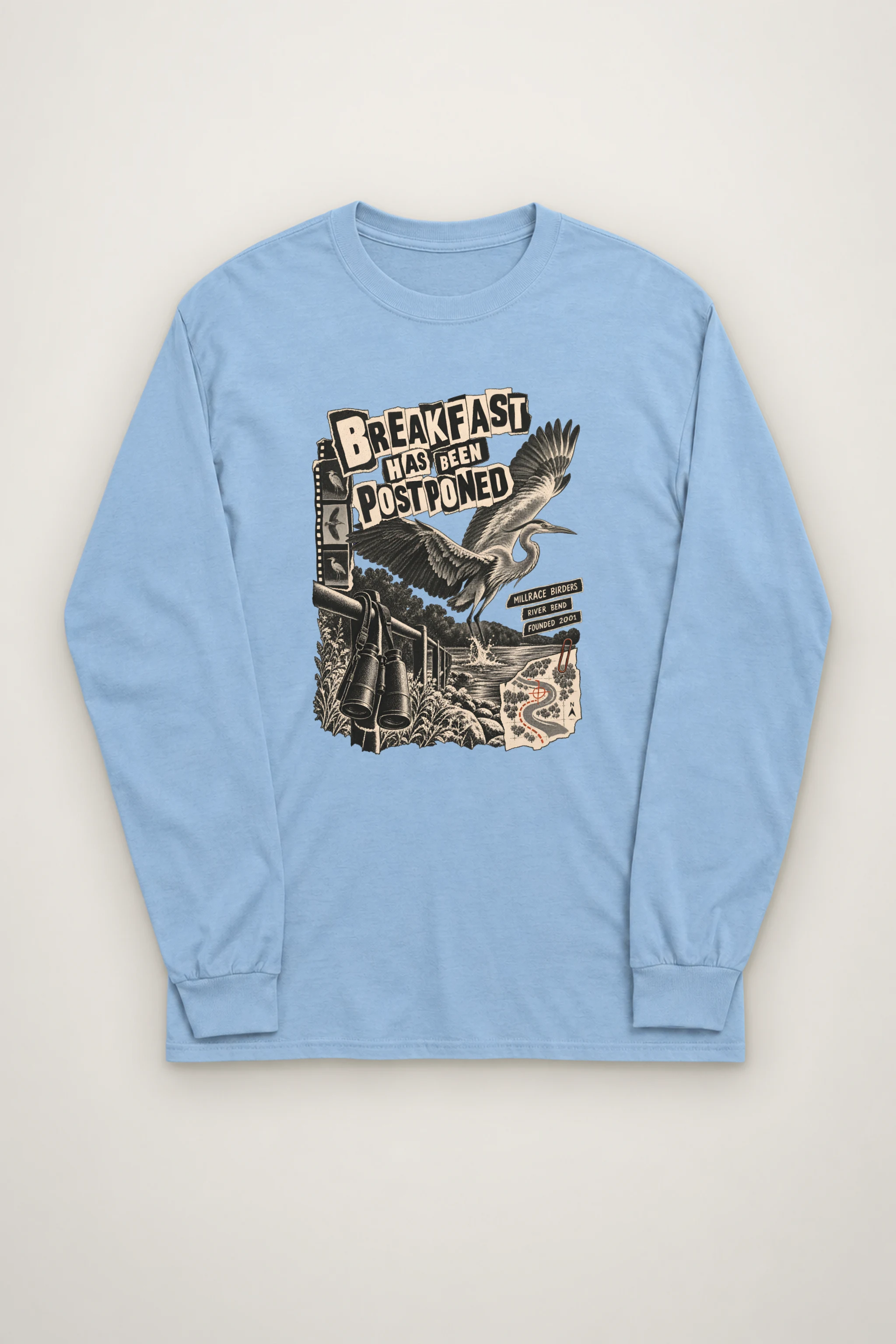 "Breakfast Has Been Postponed" Unisex Longsleeve T-shirt