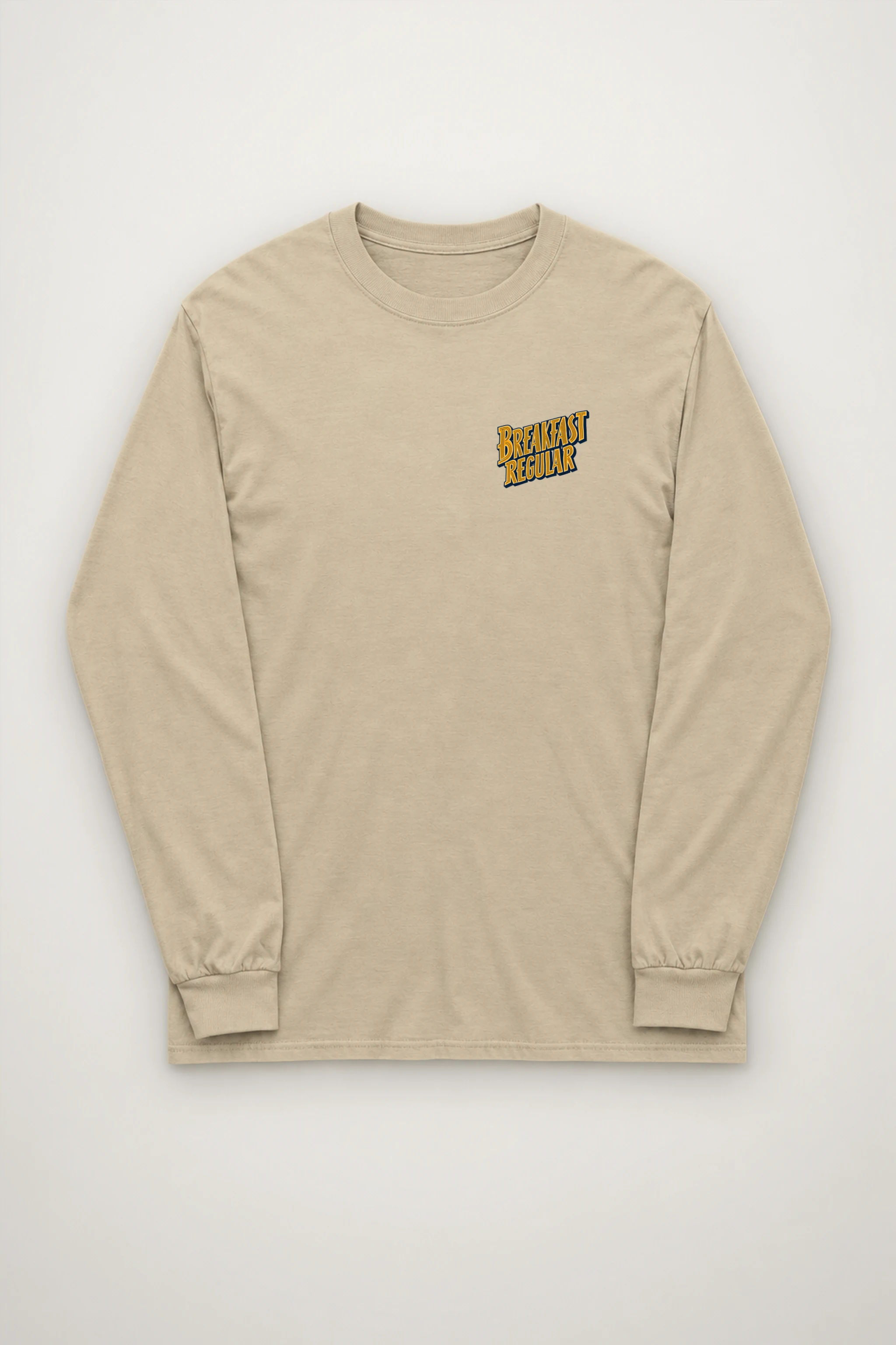 "Breakfast Regular Diner Plate" Unisex Longsleeve T-shirt
