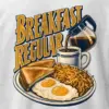 "Breakfast Regular" Heavyweight Unisex Crewneck T-shirt