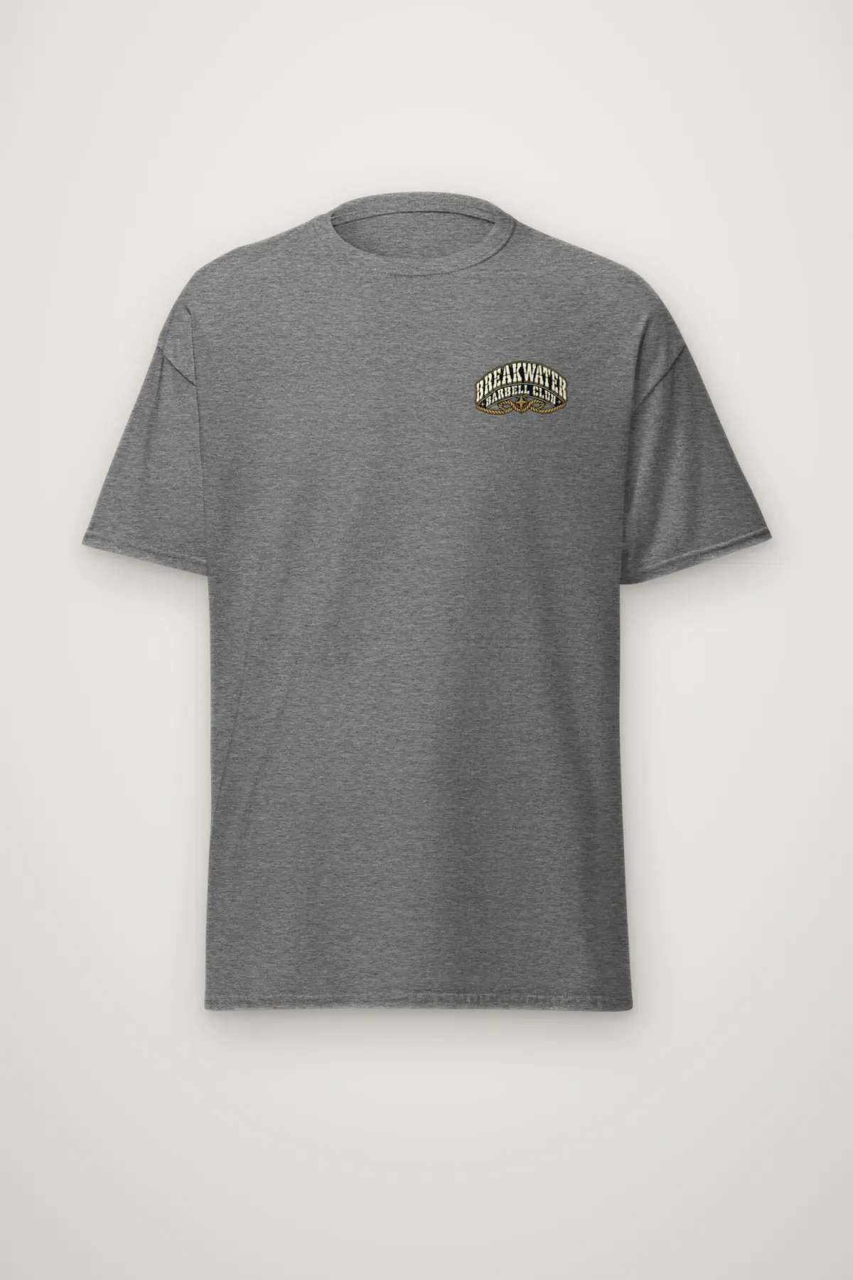 "Breakwater Barbell Club" Heavyweight Unisex Crewneck T-shirt