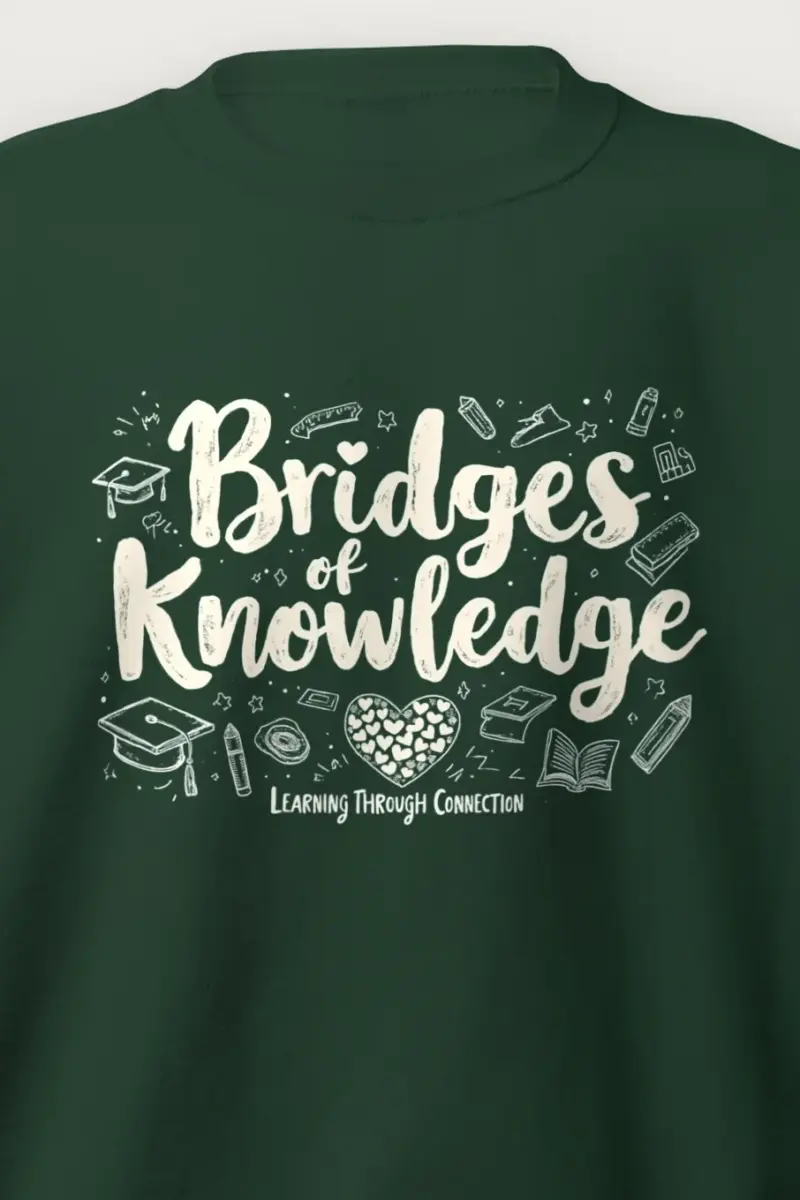 "Bridges Of Knowledge" Heavy Blend Unisex Crewneck Sweatshirt