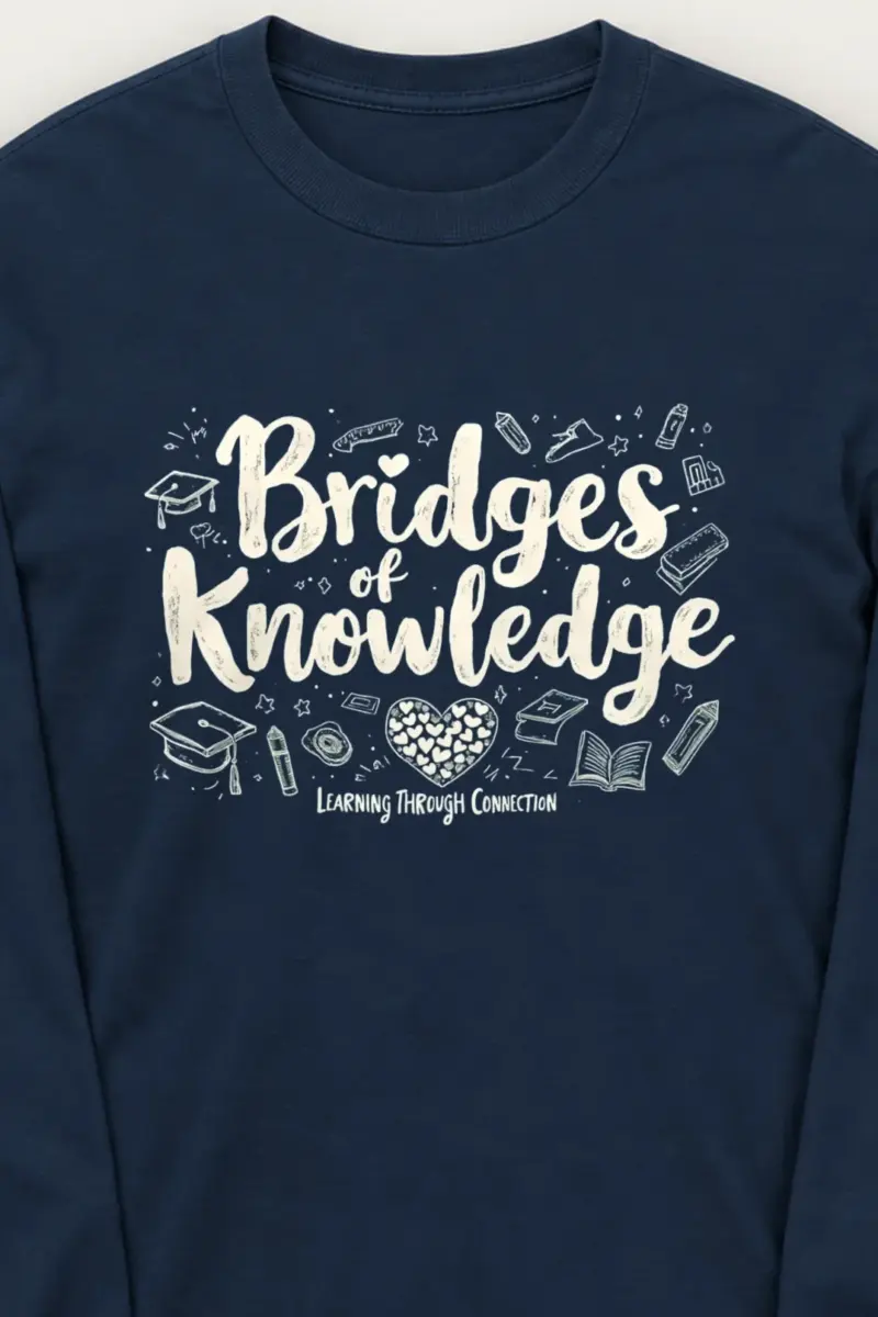 "Bridges Of Knowledge" Unisex Longsleeve T-shirt