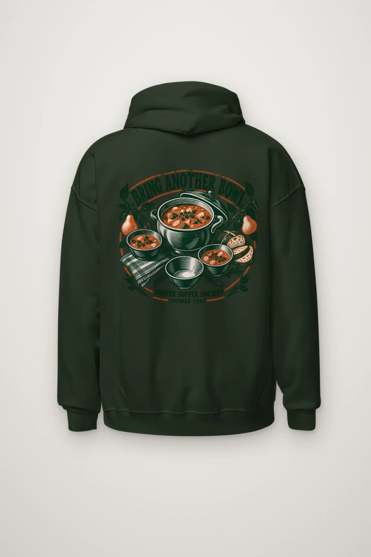 "Bring Another Bowl" Heavy Blend Unisex Pullover Hoodie