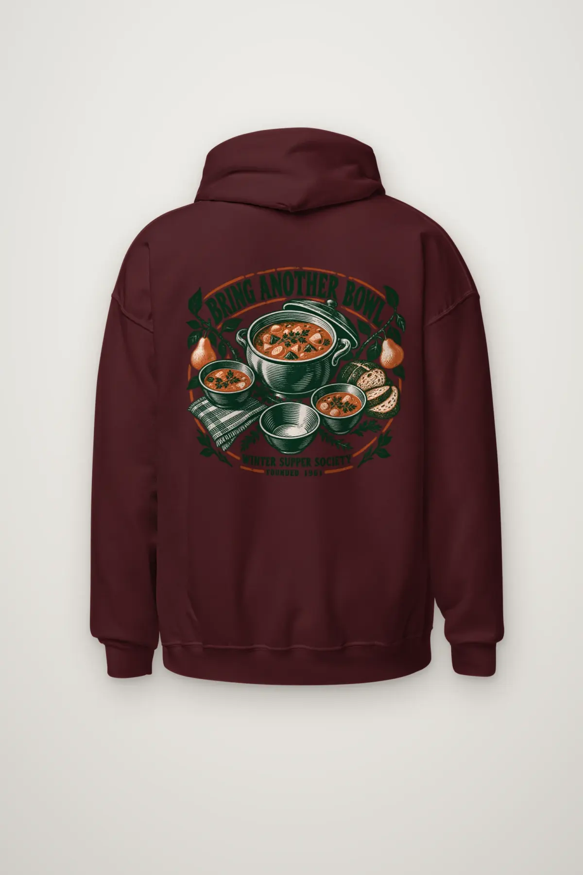 "Bring Another Bowl" Heavy Blend Unisex Pullover Hoodie