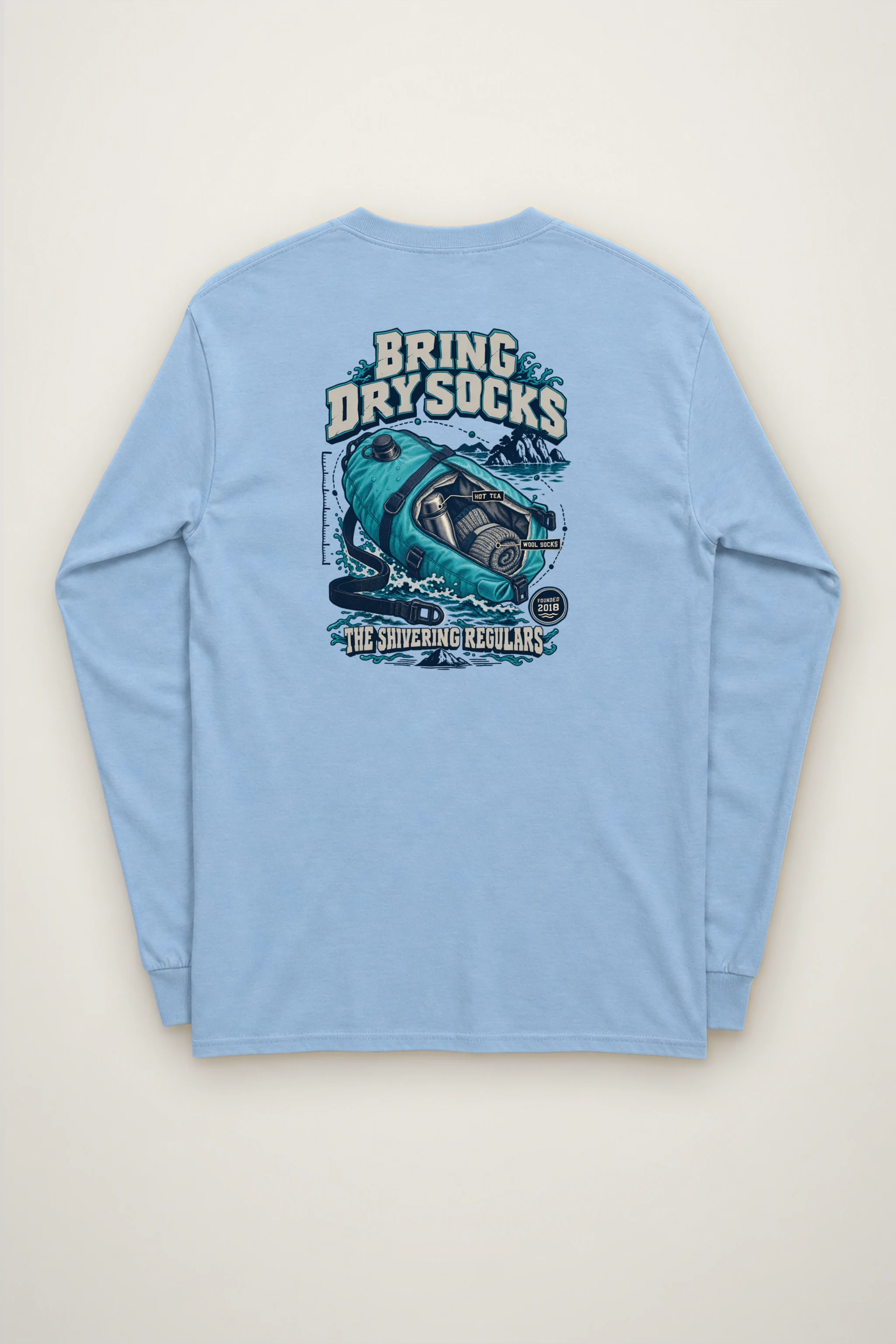"Bring Dry Socks" Unisex Longsleeve T-shirt