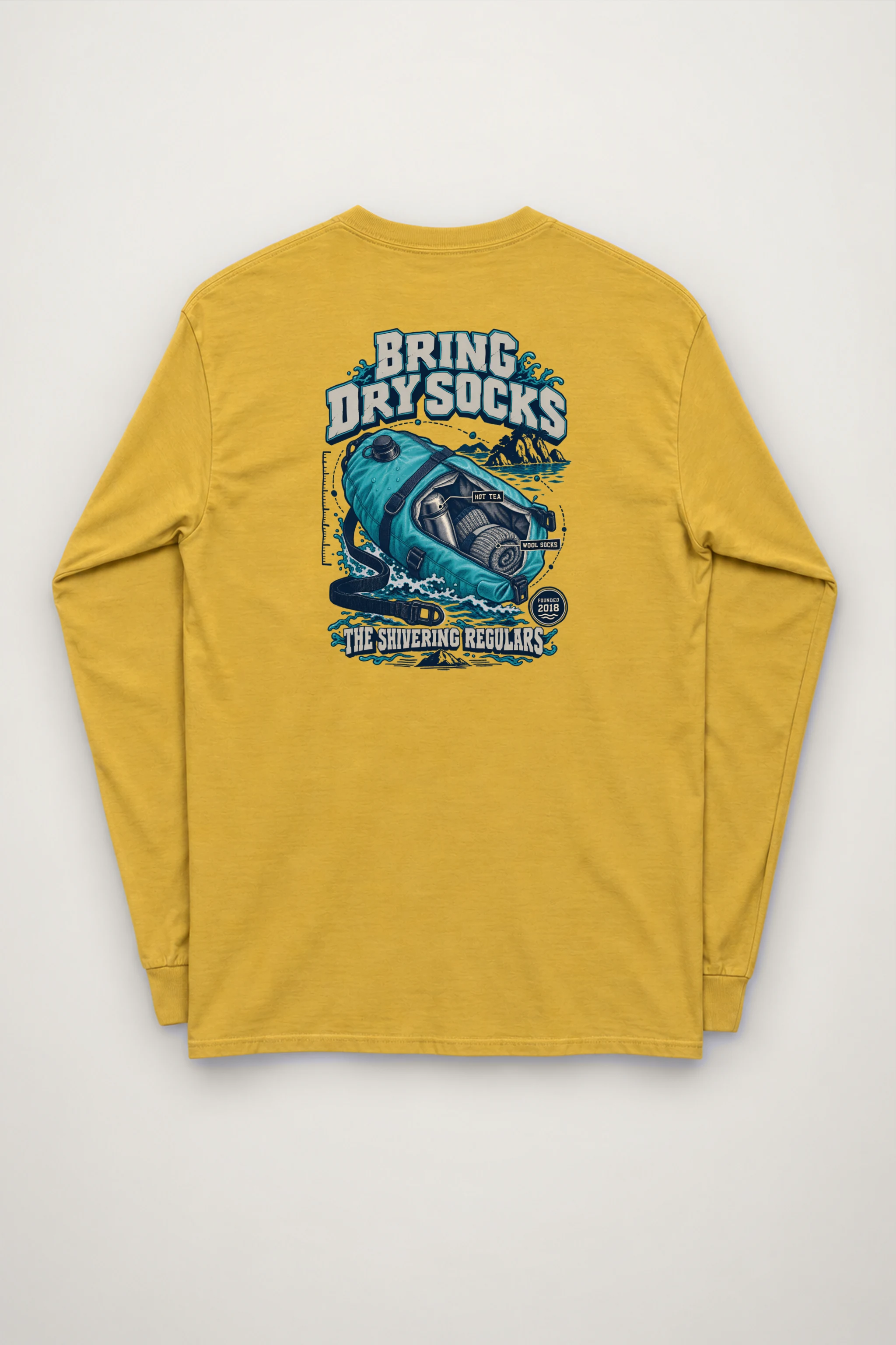 "Bring Dry Socks" Unisex Longsleeve T-shirt