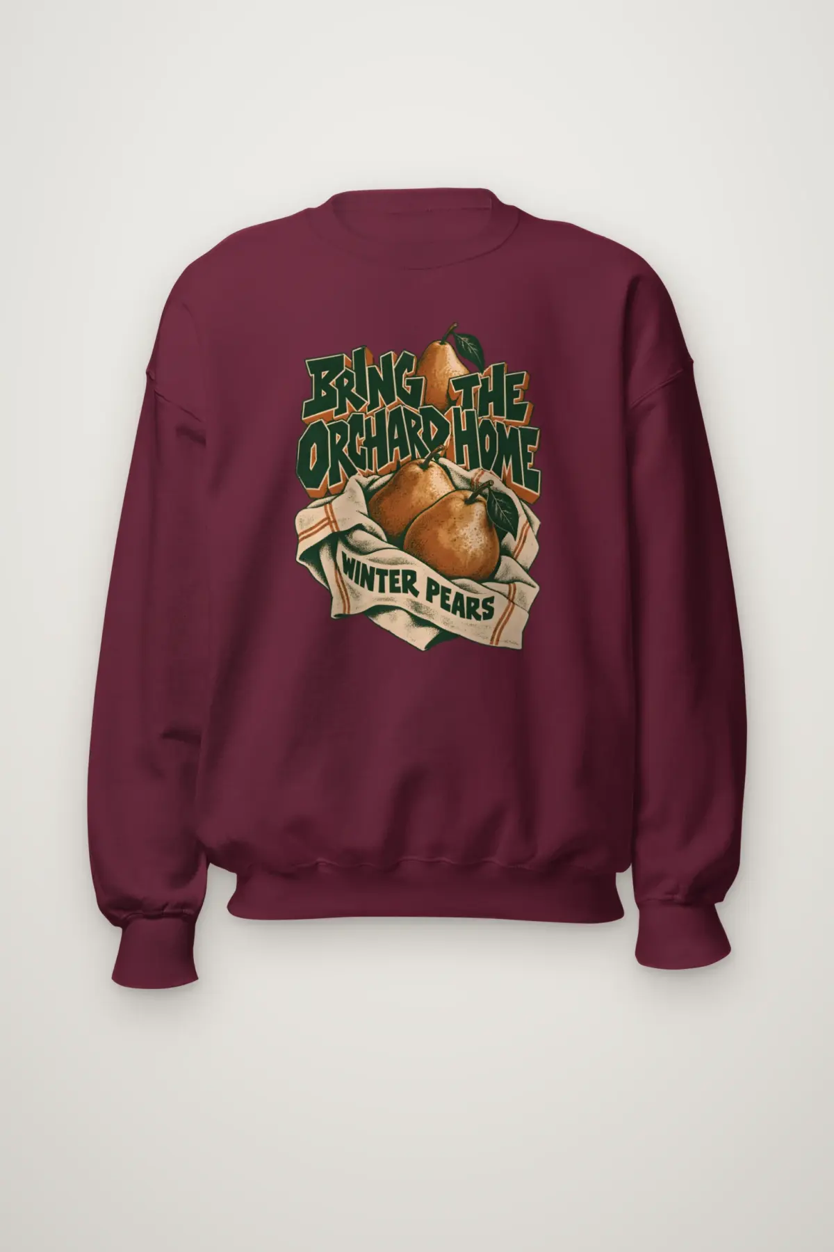 "BRING THE ORCHARD HOME WINTER PEARS" Heavy Blend Unisex Crewneck Sweatshirt