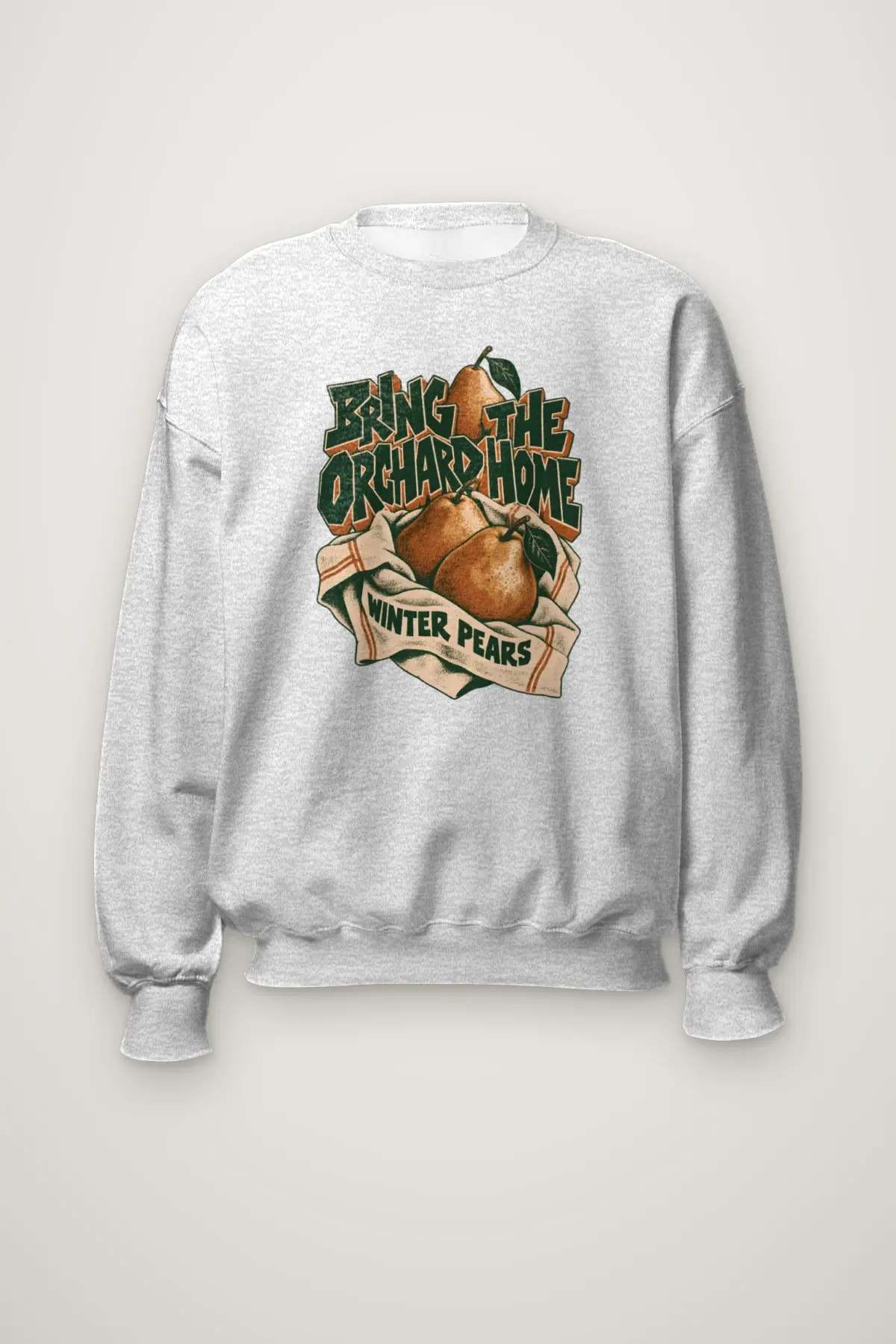 "BRING THE ORCHARD HOME WINTER PEARS" Heavy Blend Unisex Crewneck Sweatshirt
