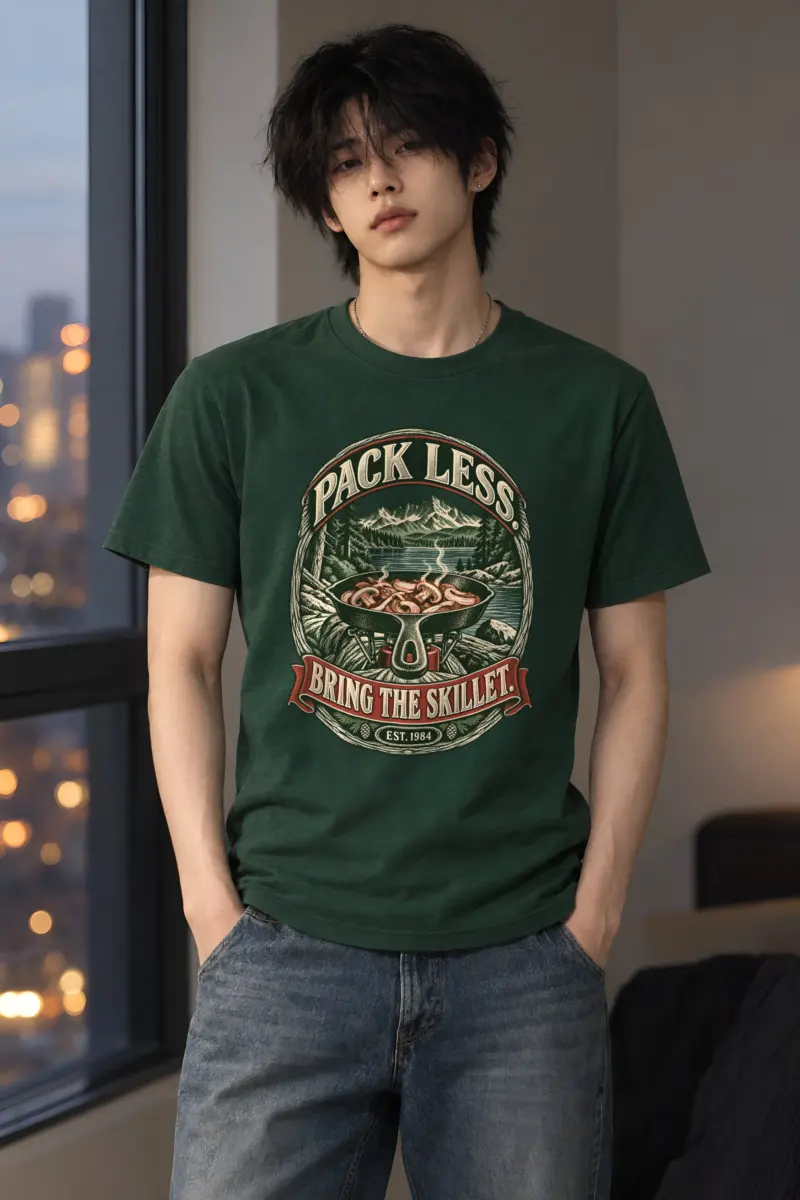 “Bring The Skillet” Heavyweight Unisex Crewneck T-shirt