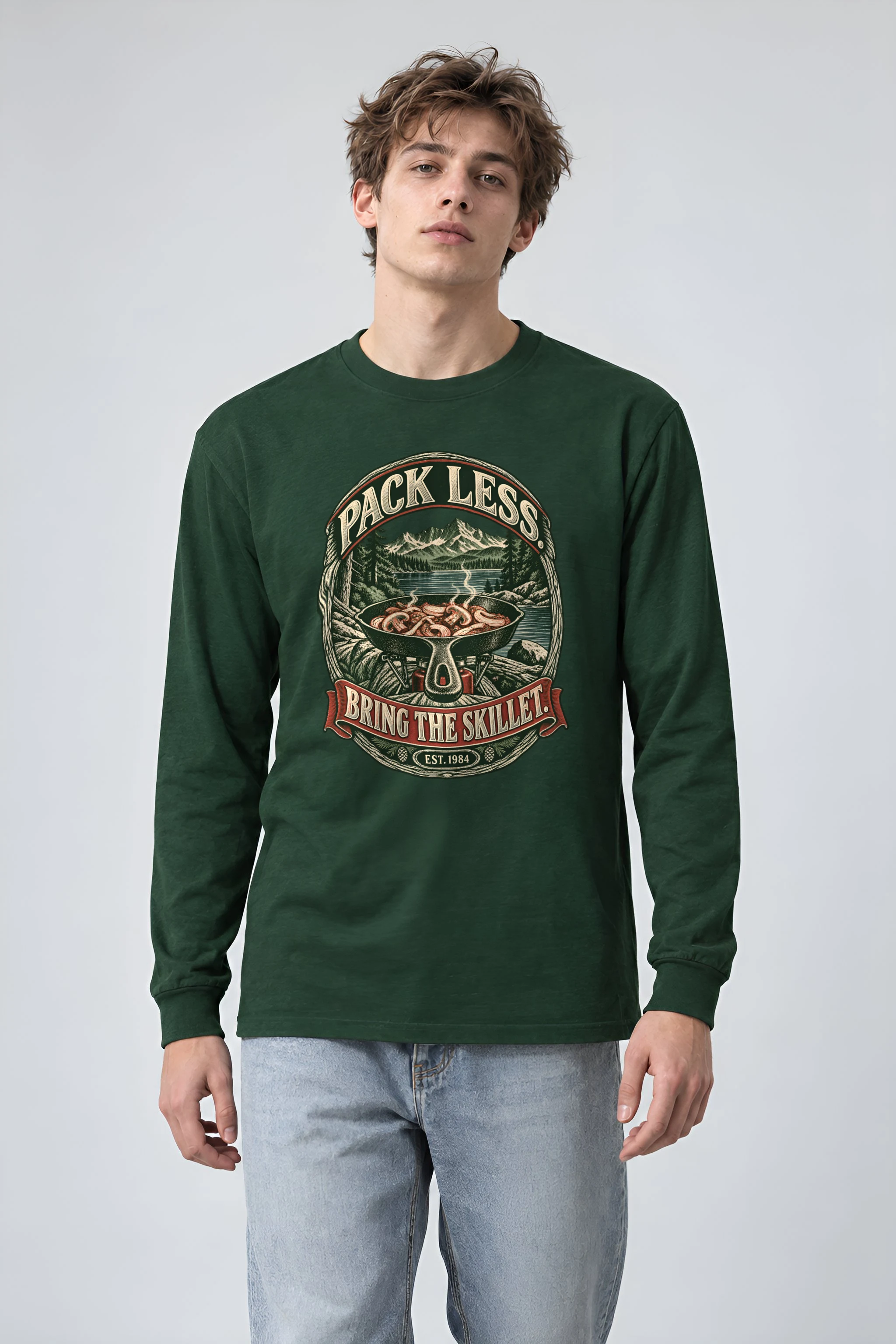 "Bring The Skillet" Unisex Longsleeve T-shirt