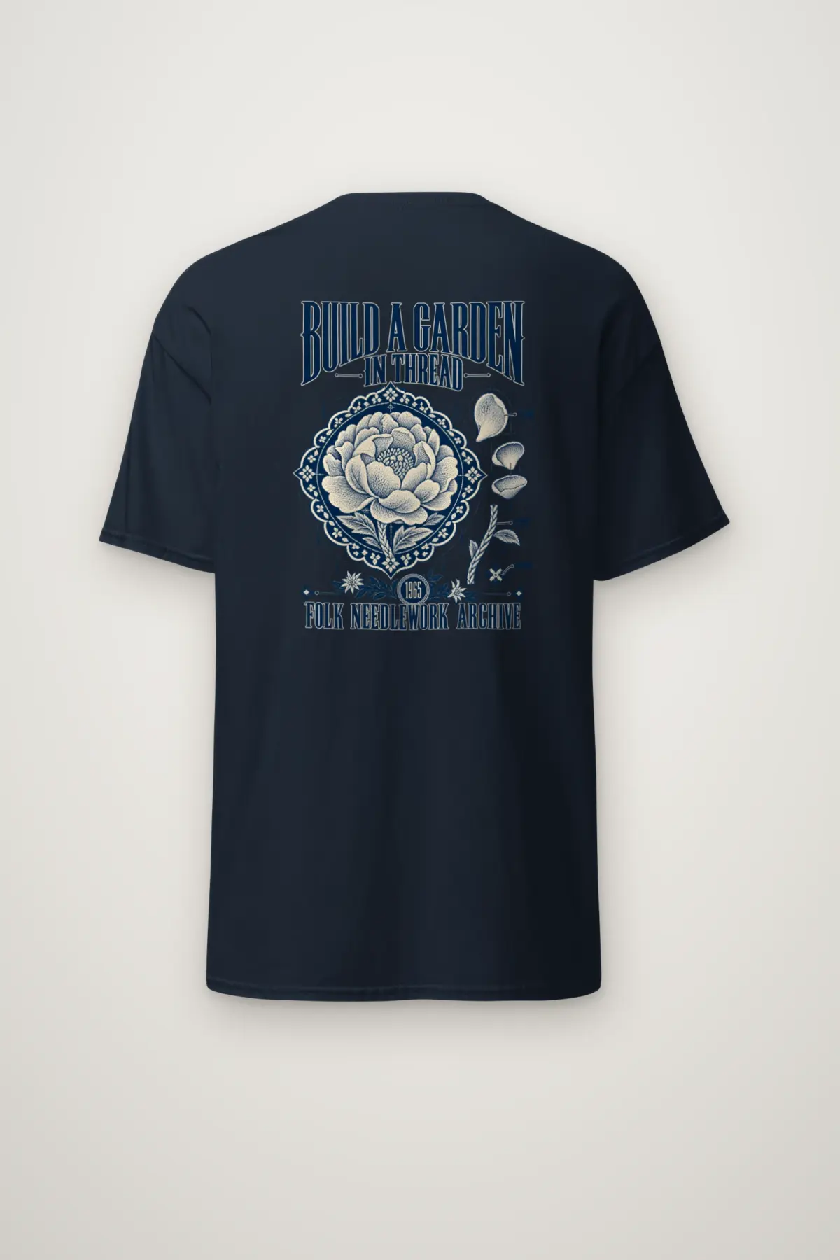 "Build a Garden in Thread" Heavyweight Unisex Crewneck T-shirt