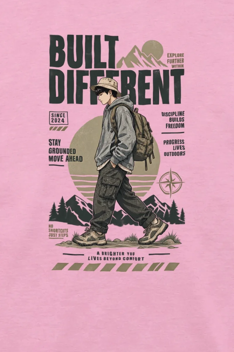 "Built Different Explore Further" Unisex Longsleeve T-shirt