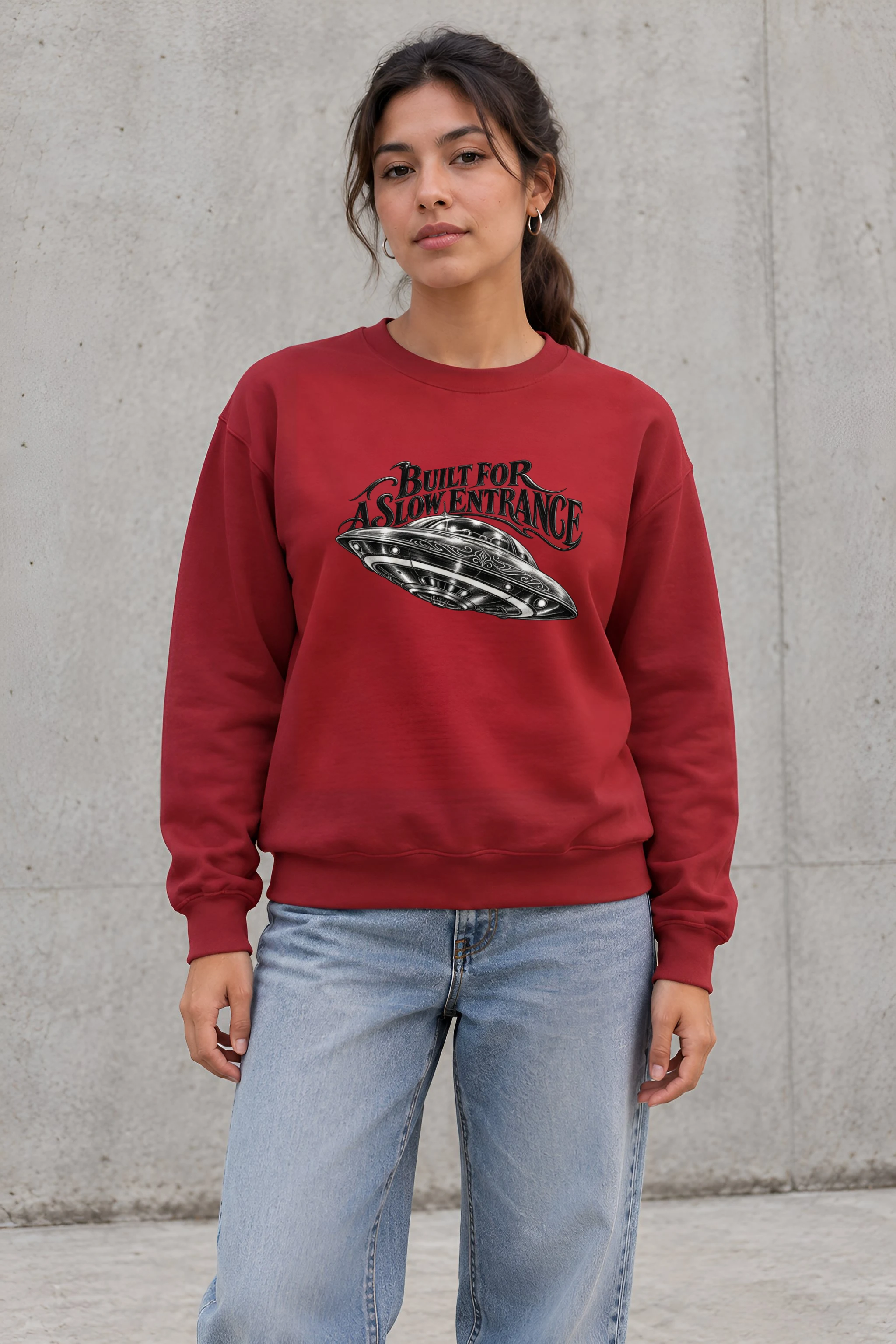 "Built for a Slow Entrance" Heavy Blend Unisex Crewneck Sweatshirt