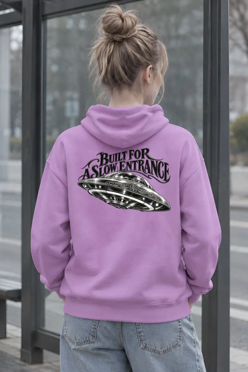 “Built for a Slow Entrance” Heavy Blend Unisex Pullover Hoodie