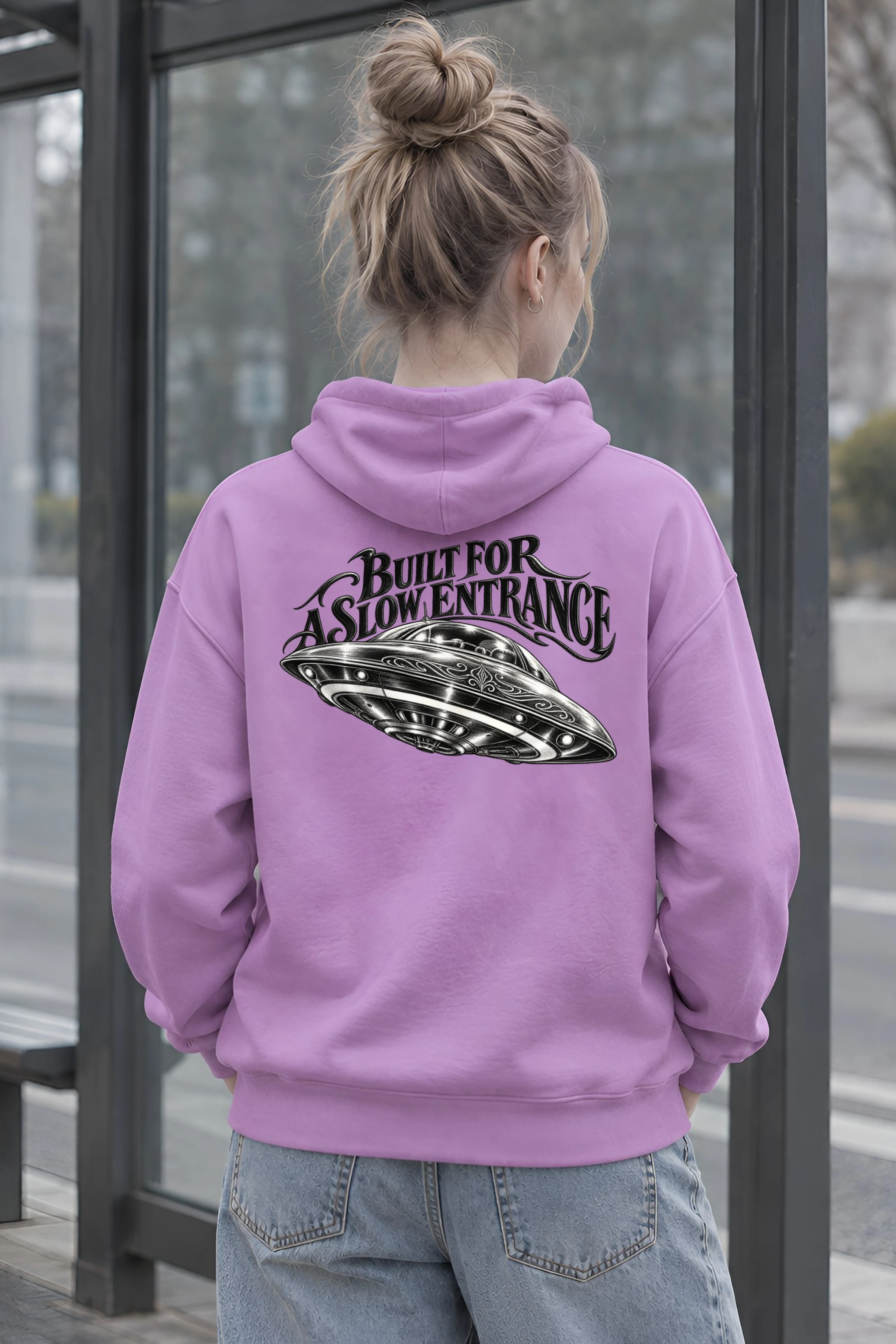"Built for a Slow Entrance" Heavy Blend Unisex Pullover Hoodie