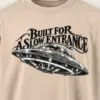 "Built for a Slow Entrance" Men's Oversized Heavyweight Crewneck T-Shirt