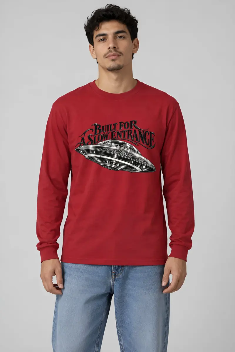 “Built for a Slow Entrance” Unisex Longsleeve T-shirt