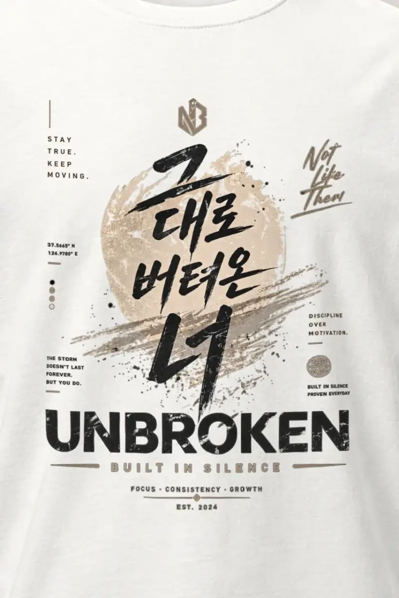 "Built In Silence" Heavyweight Unisex Crewneck T-shirt
