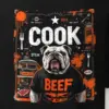 "Bulldog Beef Graphic" Heavyweight Unisex Crewneck T-shirt