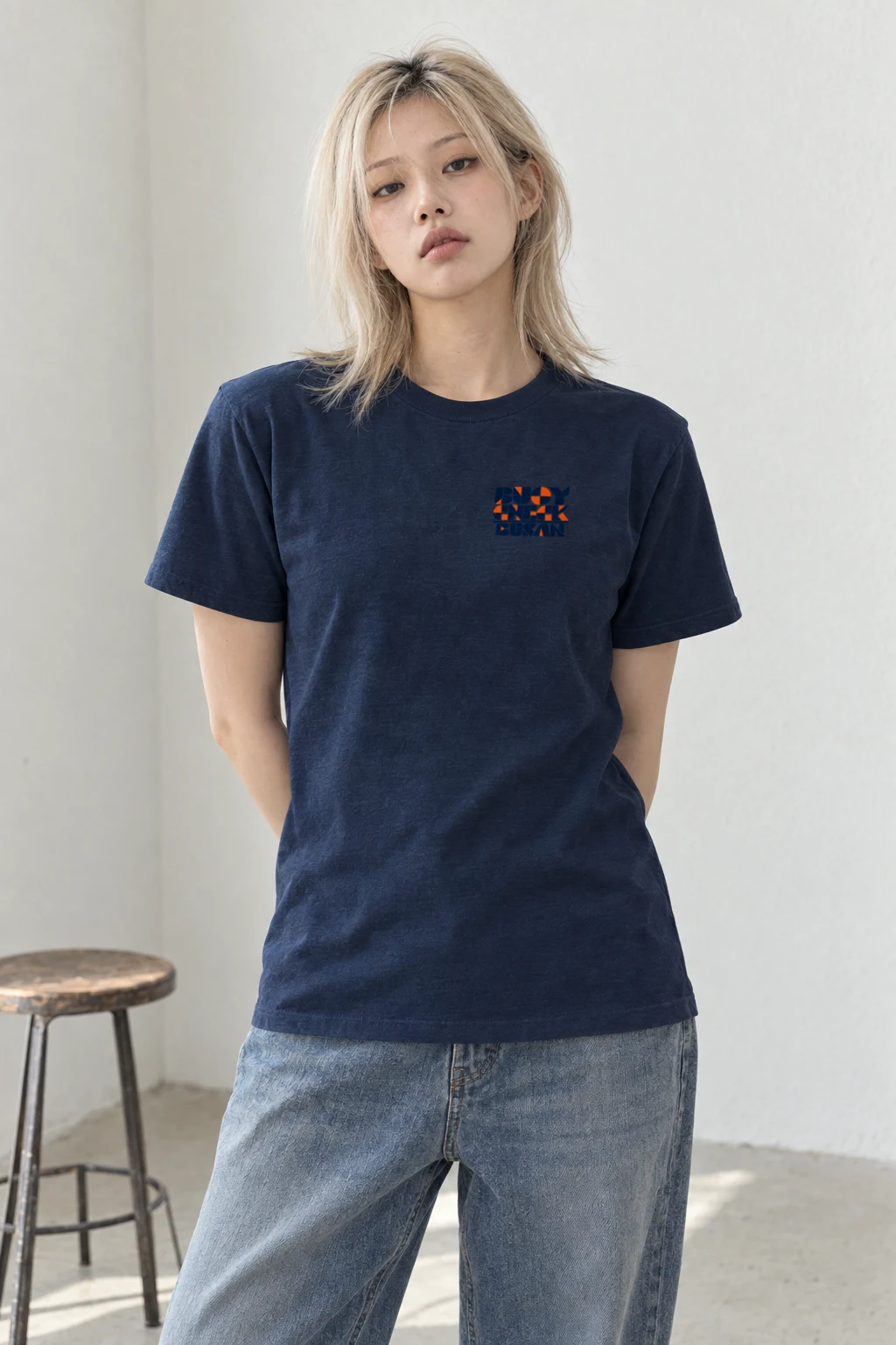 "Buoy Check Busan" Heavyweight Unisex Crewneck T-shirt