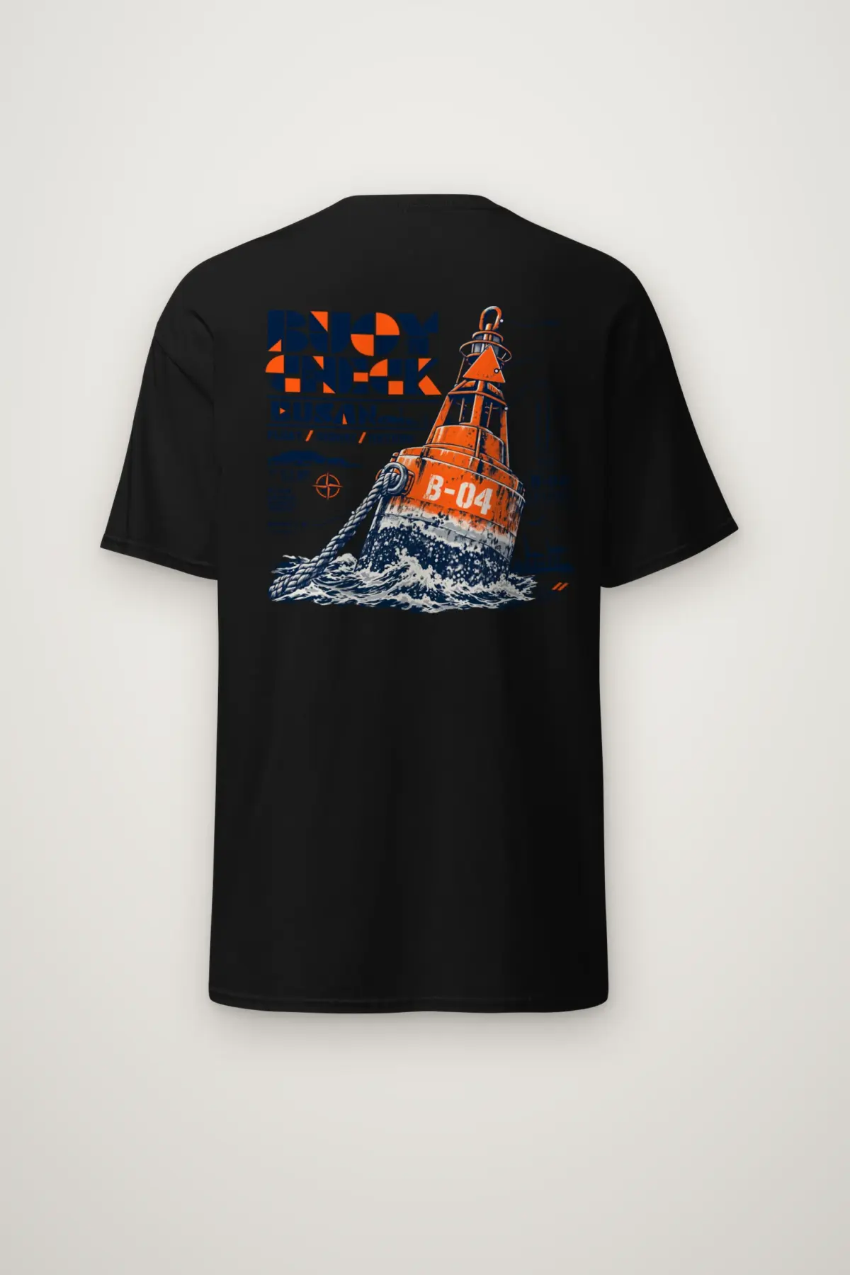 "Buoy Check Busan" Heavyweight Unisex Crewneck T-shirt