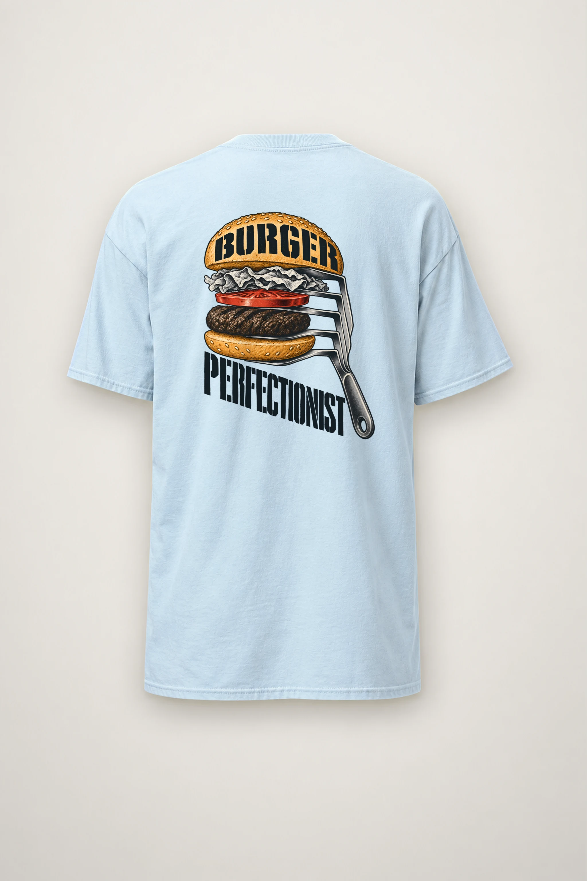 "Burger Perfectionist" Heavyweight Unisex Crewneck T-shirt