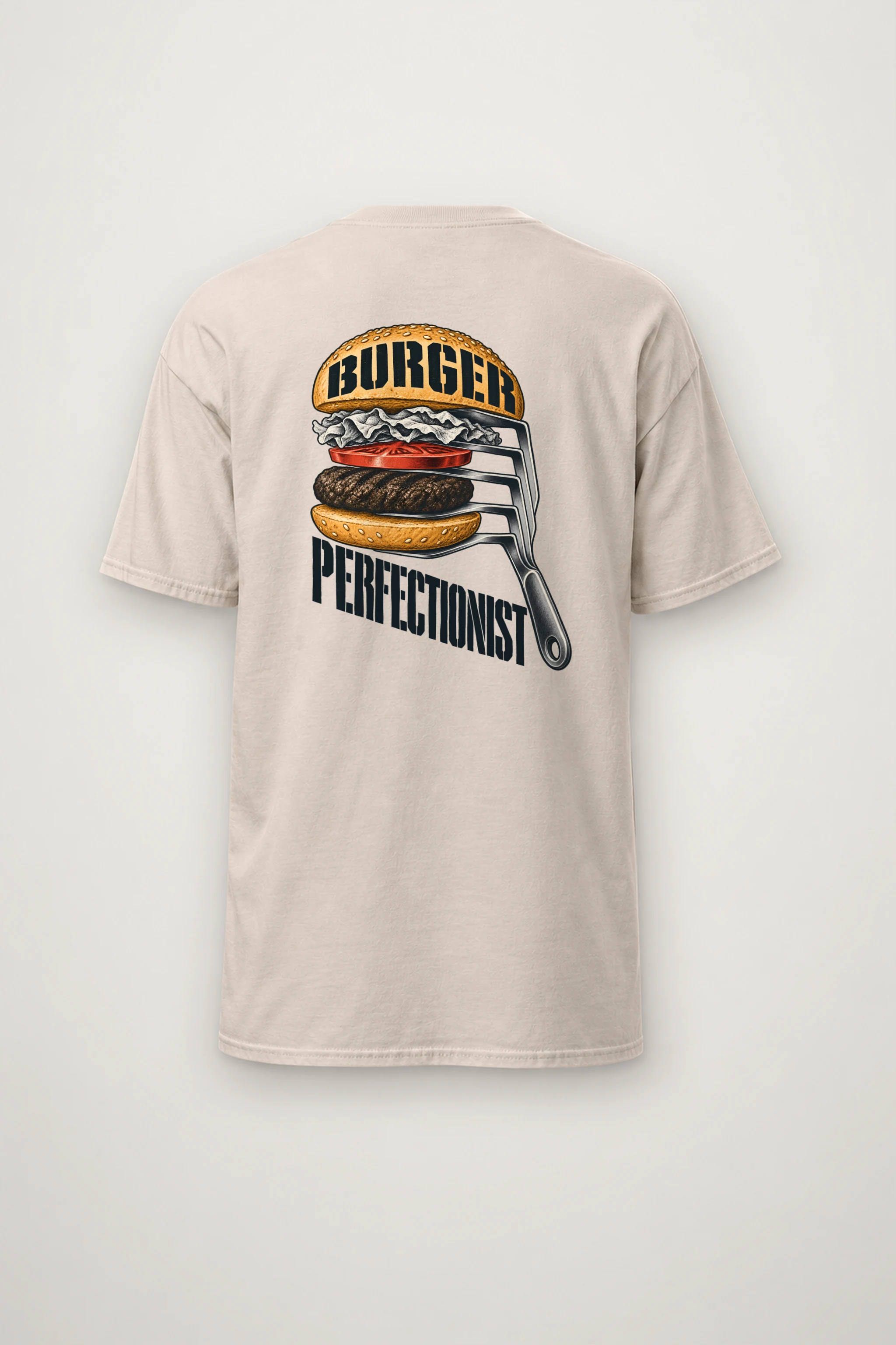 "Burger Perfectionist" Heavyweight Unisex Crewneck T-shirt