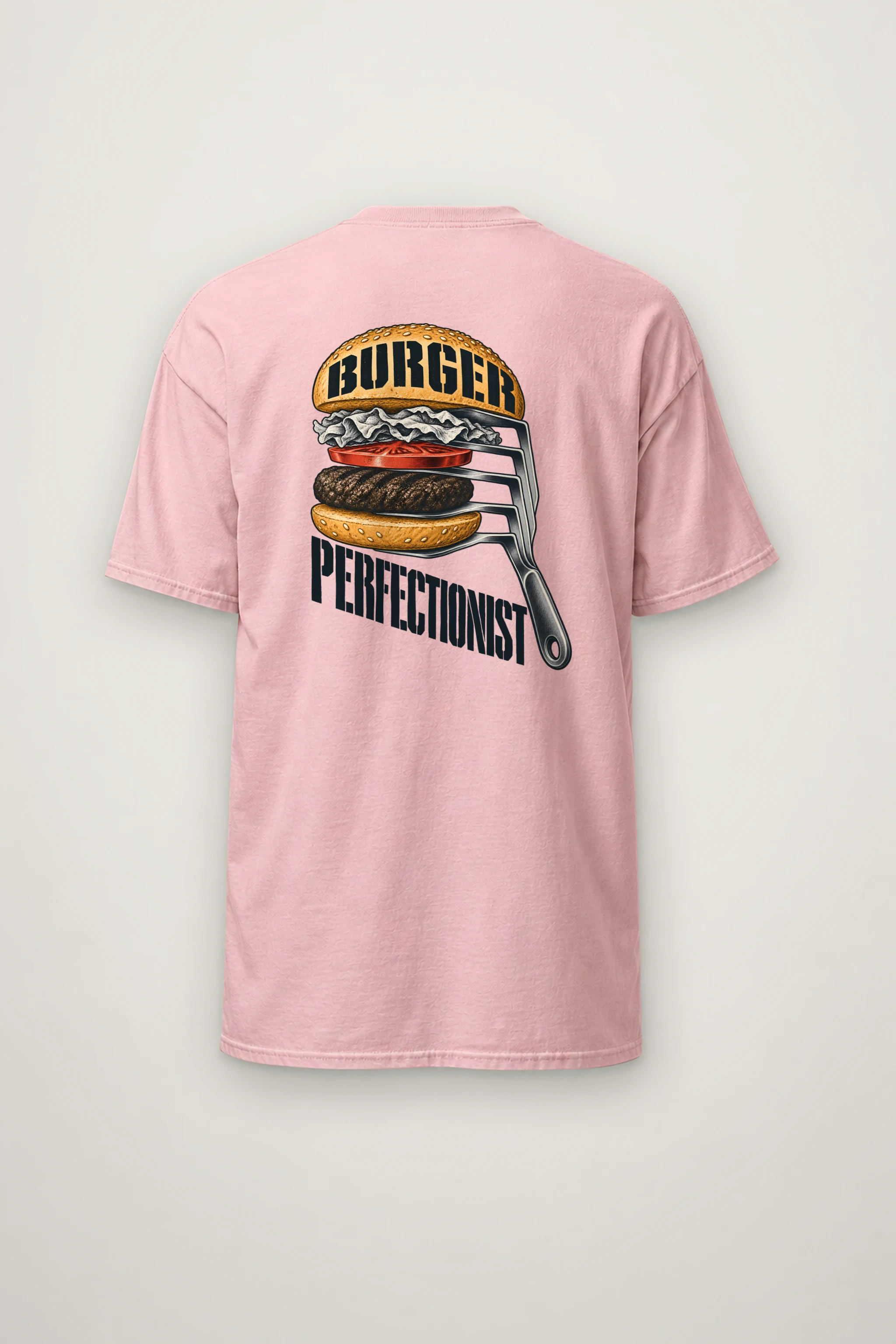 "Burger Perfectionist" Heavyweight Unisex Crewneck T-shirt