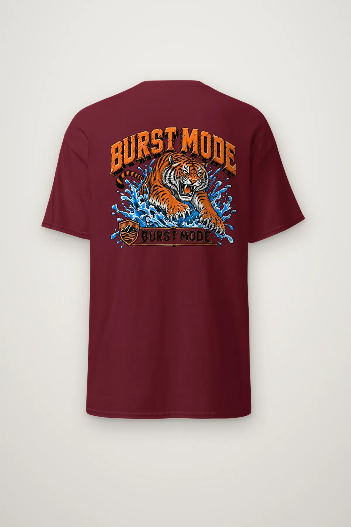 "Burst Mode" Heavyweight Unisex Crewneck T-shirt