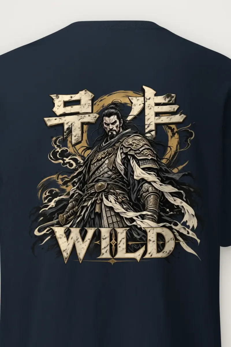 "Bushido Wild" Heavyweight Unisex Crewneck T-shirt