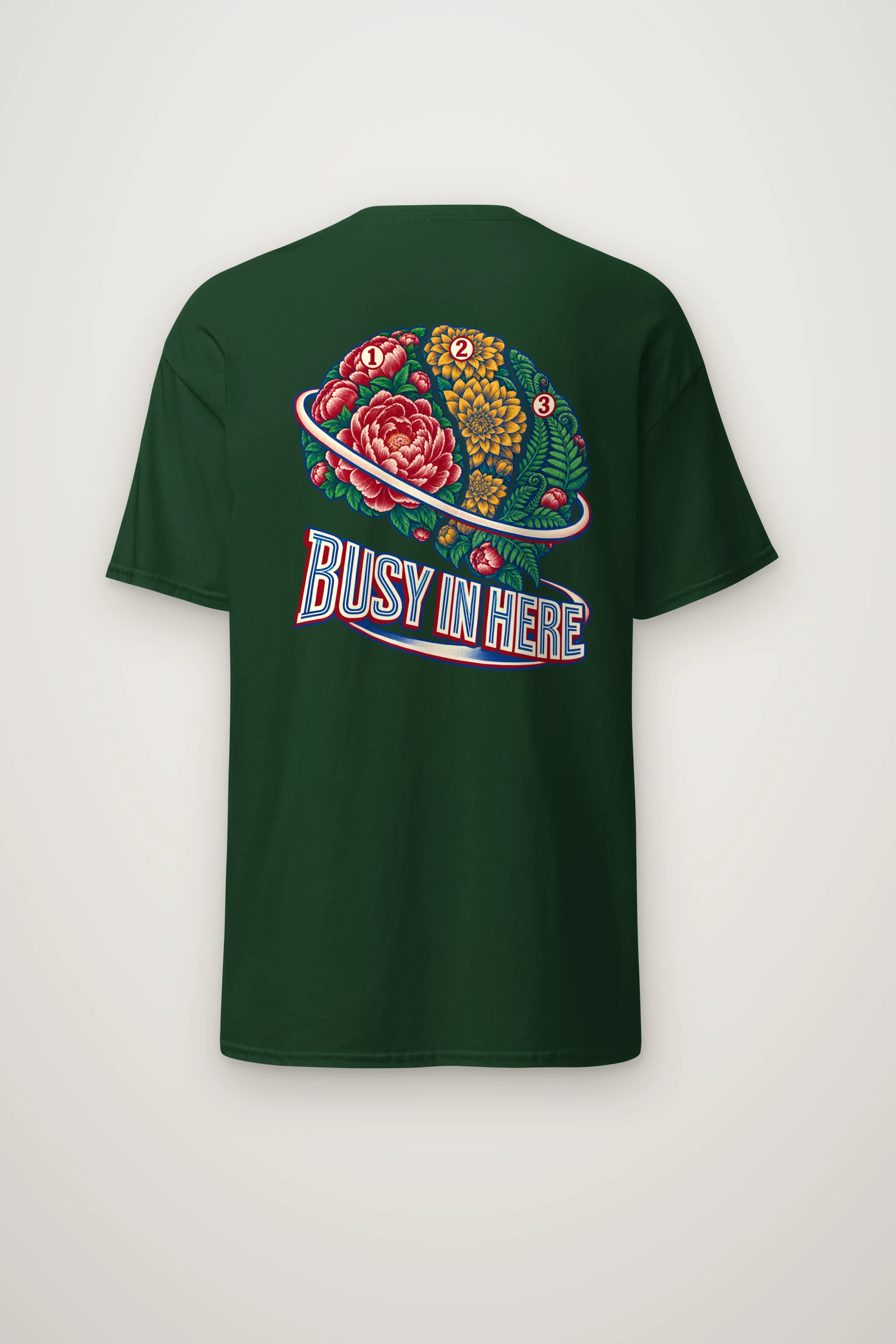 "Busy In Here" Heavyweight Unisex Crewneck T-shirt