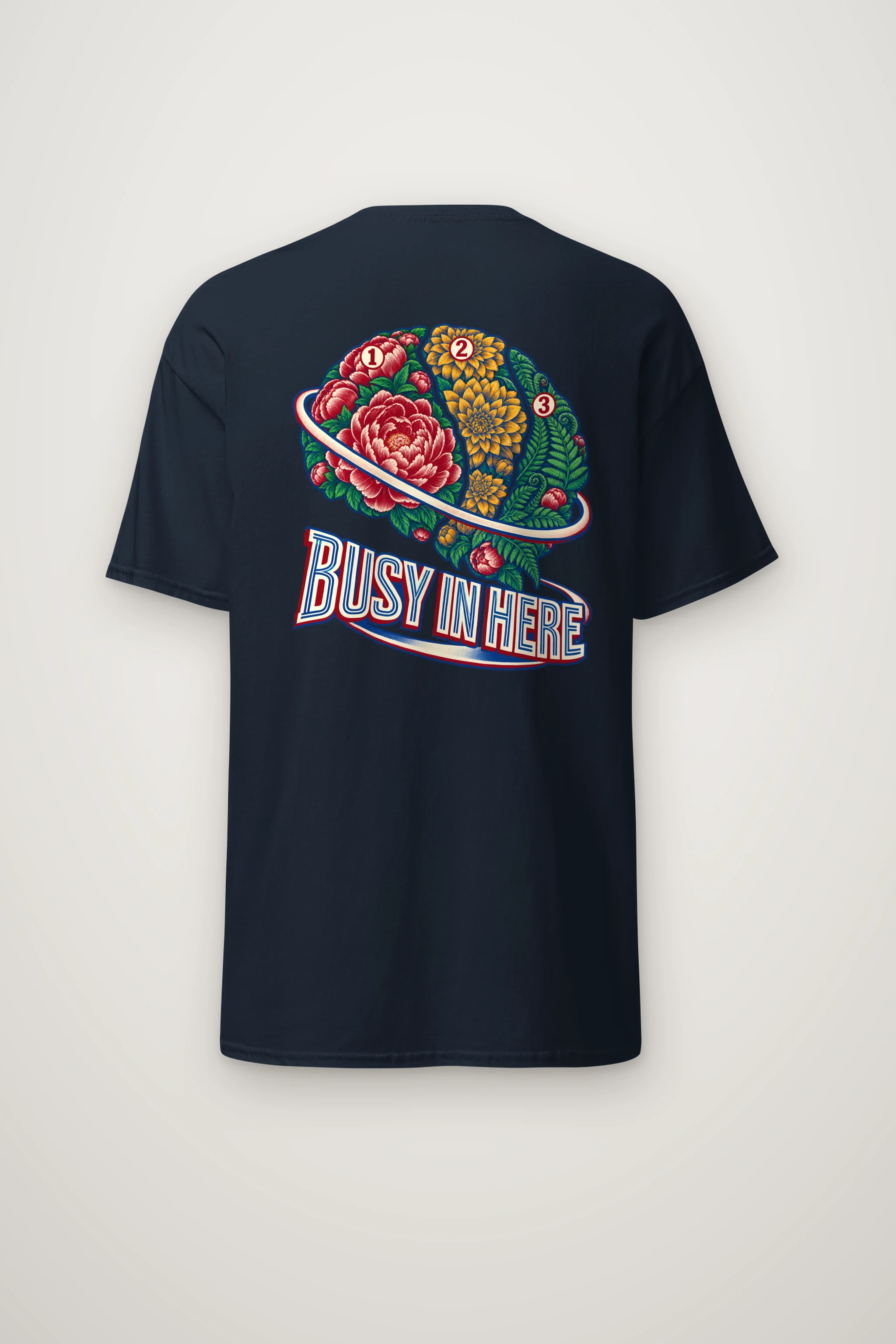 "Busy In Here" Heavyweight Unisex Crewneck T-shirt