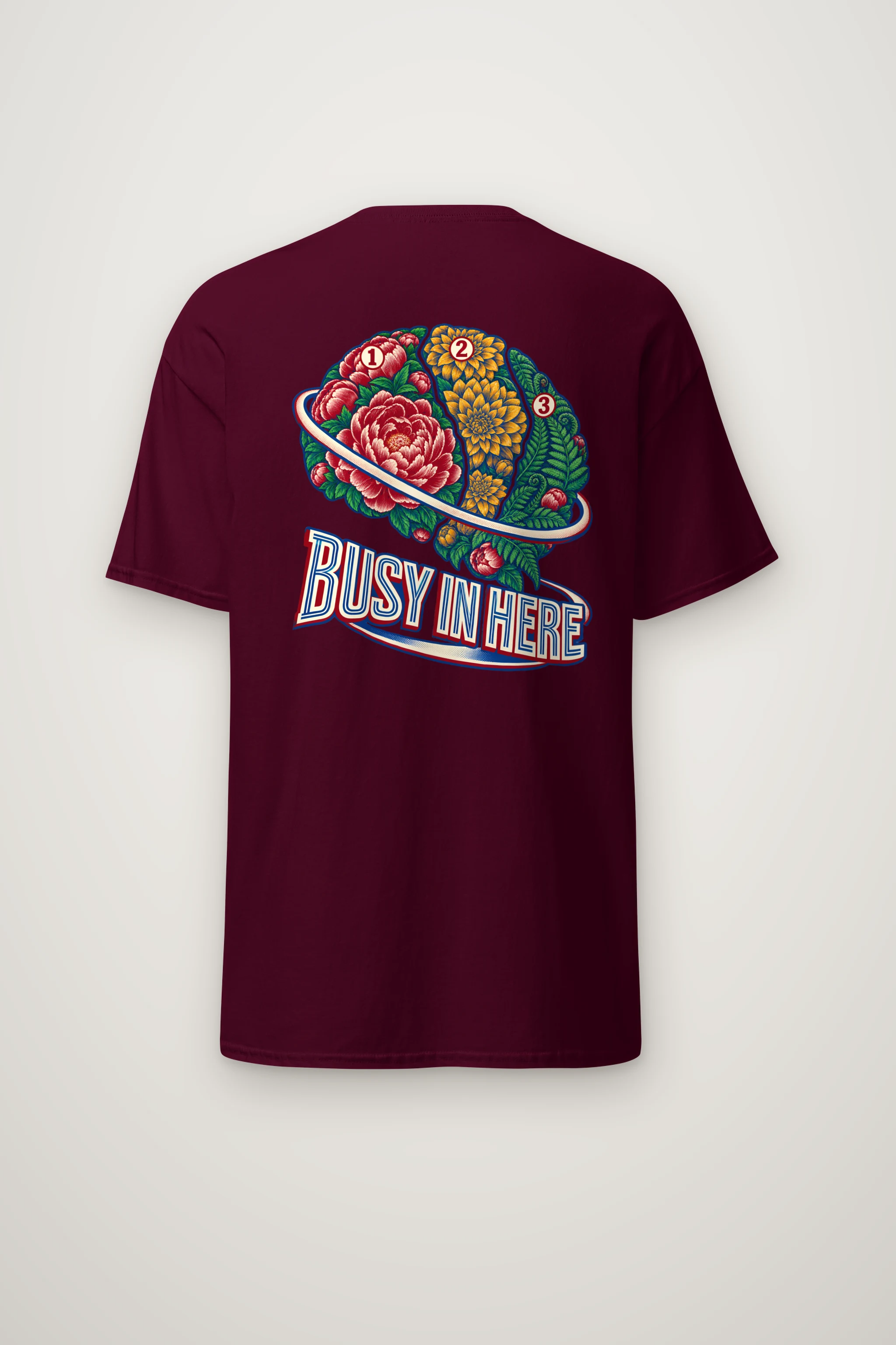 "Busy In Here" Heavyweight Unisex Crewneck T-shirt