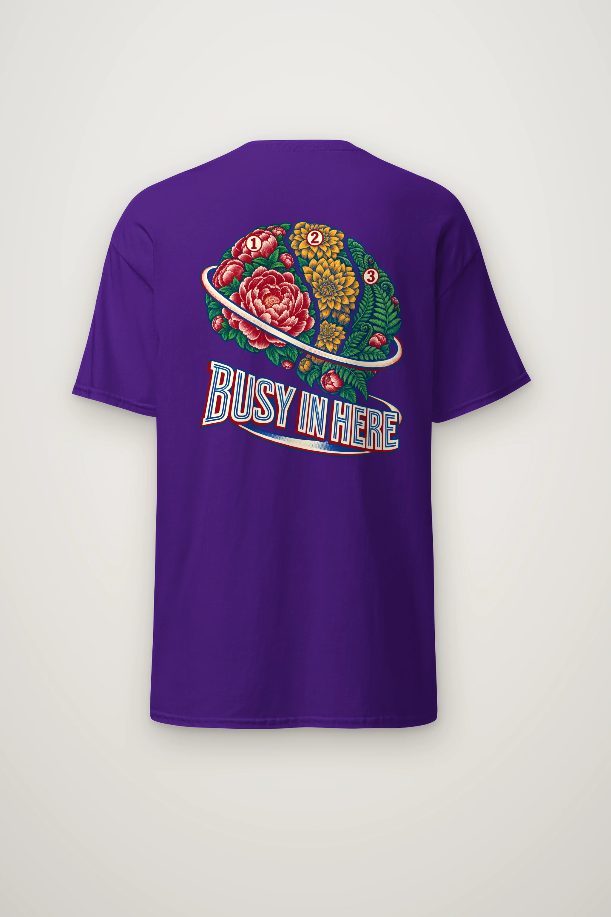 "Busy In Here" Heavyweight Unisex Crewneck T-shirt