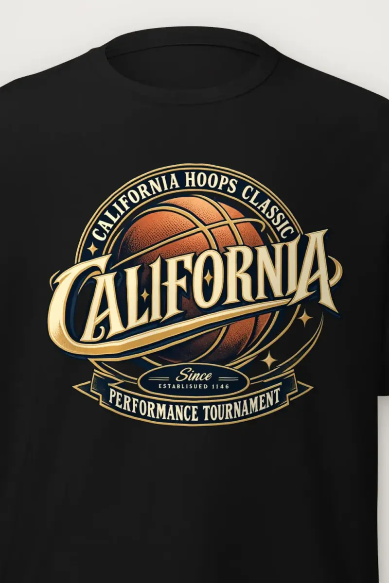 "California Hoops Classic" Heavyweight Unisex Crewneck T-shirt