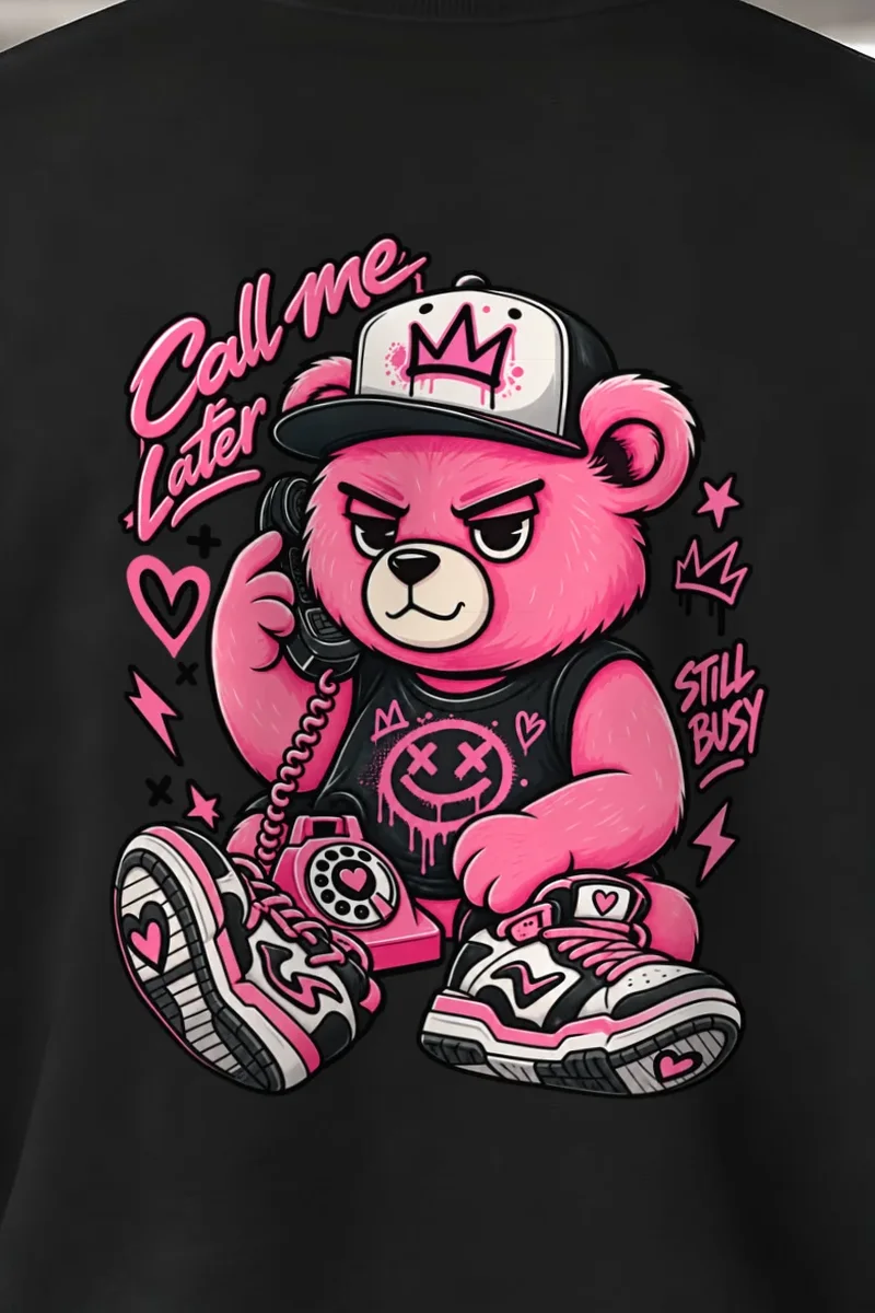 "Call Me Later" 1 Crewneck Sweatshirt - the graphic up close