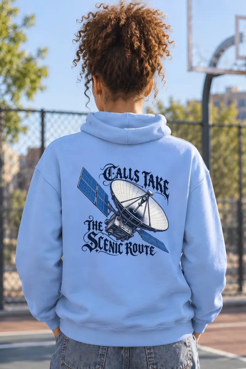 "Calls Take the Scenic Route" Heavy Blend Unisex Pullover Hoodie