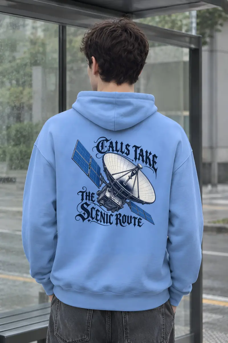 “Calls Take the Scenic Route” Heavy Blend Unisex Pullover Hoodie