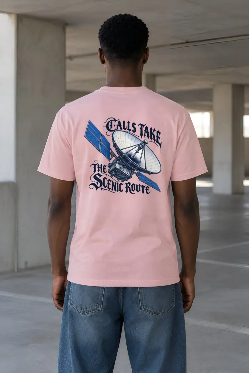 "Calls Take the Scenic Route" Heavyweight Unisex Crewneck T-shirt