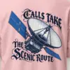 "Calls Take the Scenic Route" Heavyweight Unisex Crewneck T-shirt