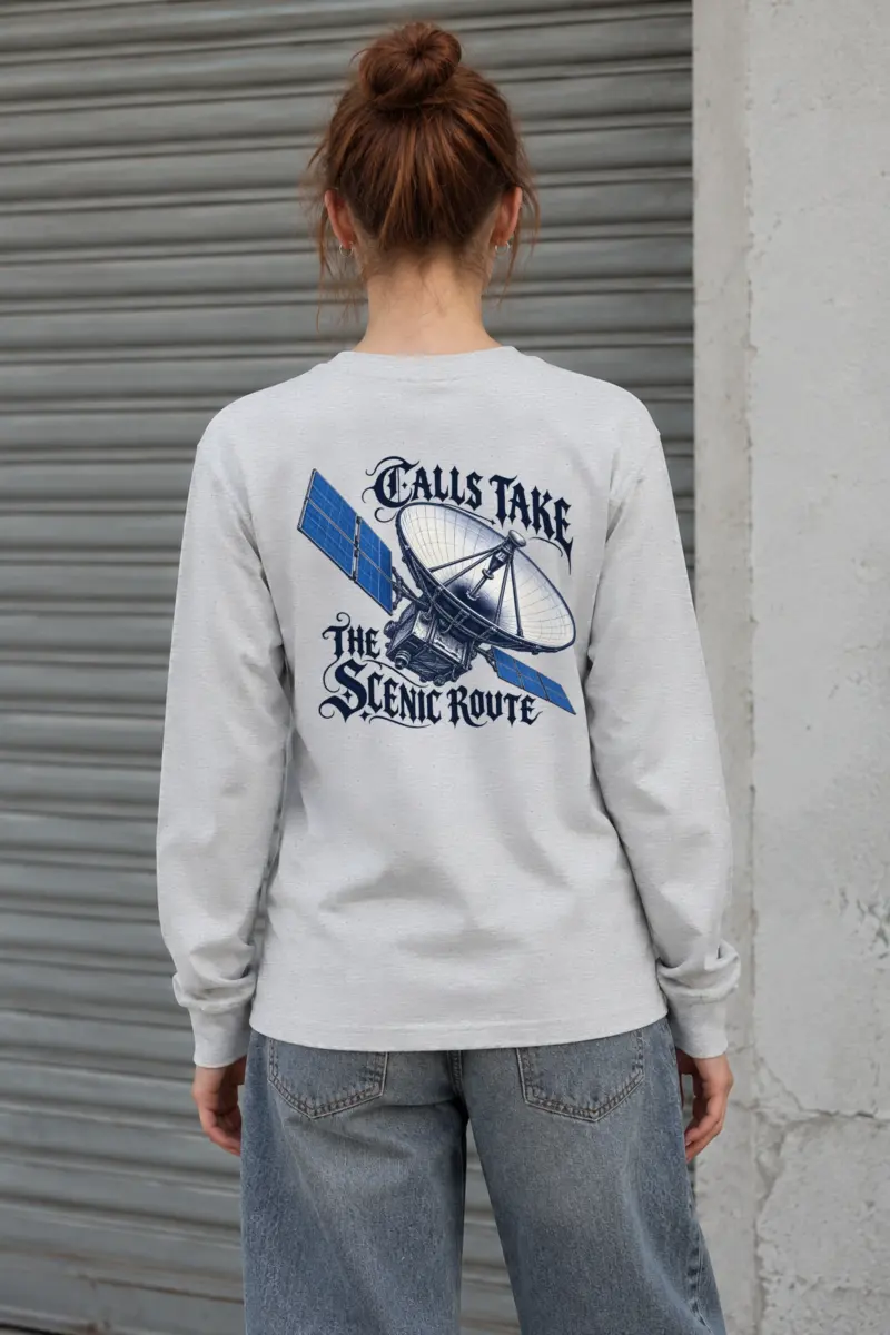 "Calls Take the Scenic Route" Unisex Longsleeve T-shirt